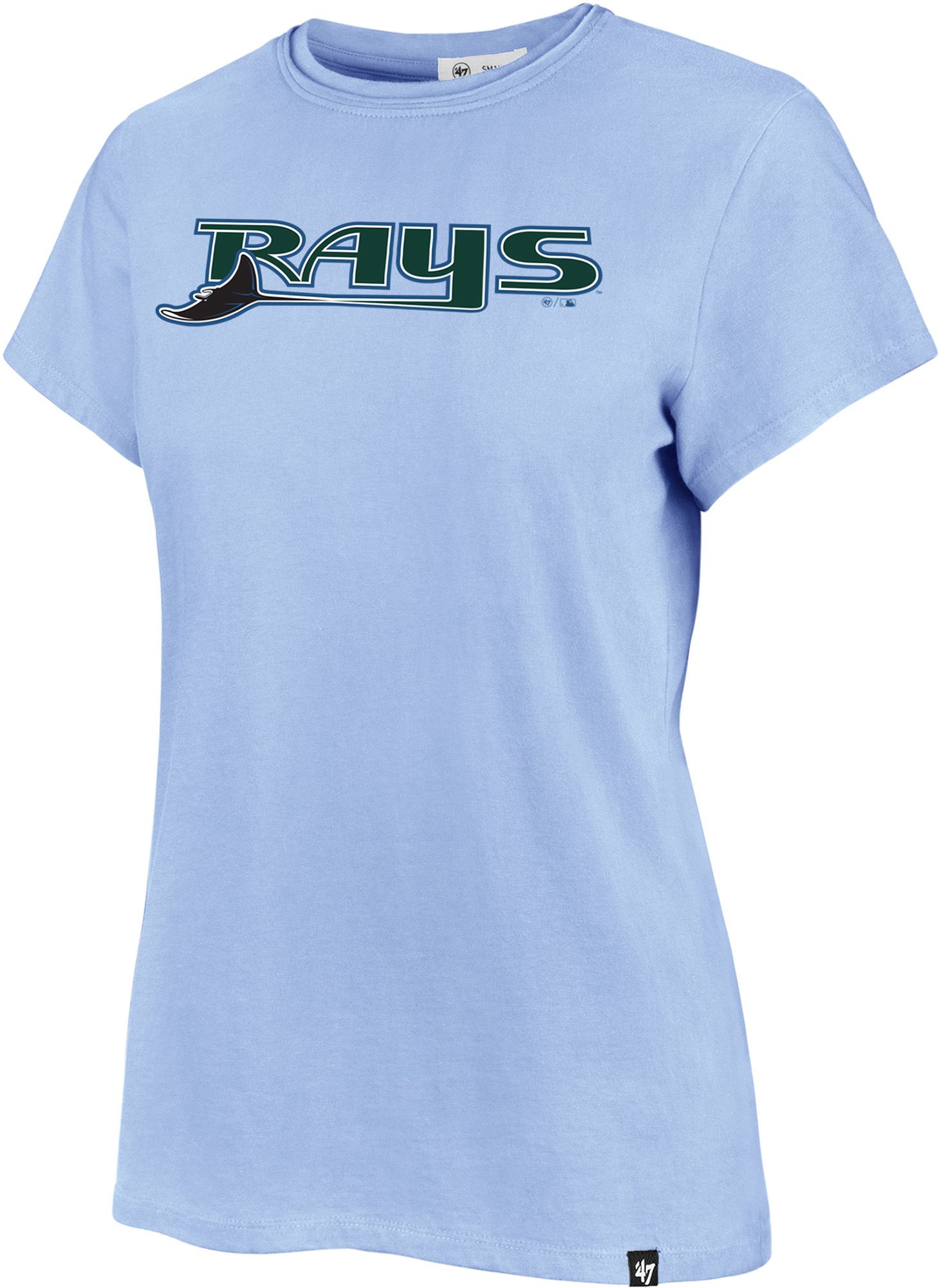 '47 Women's Tampa Bay Rays Blue Wordmark Franklin T-Shirt