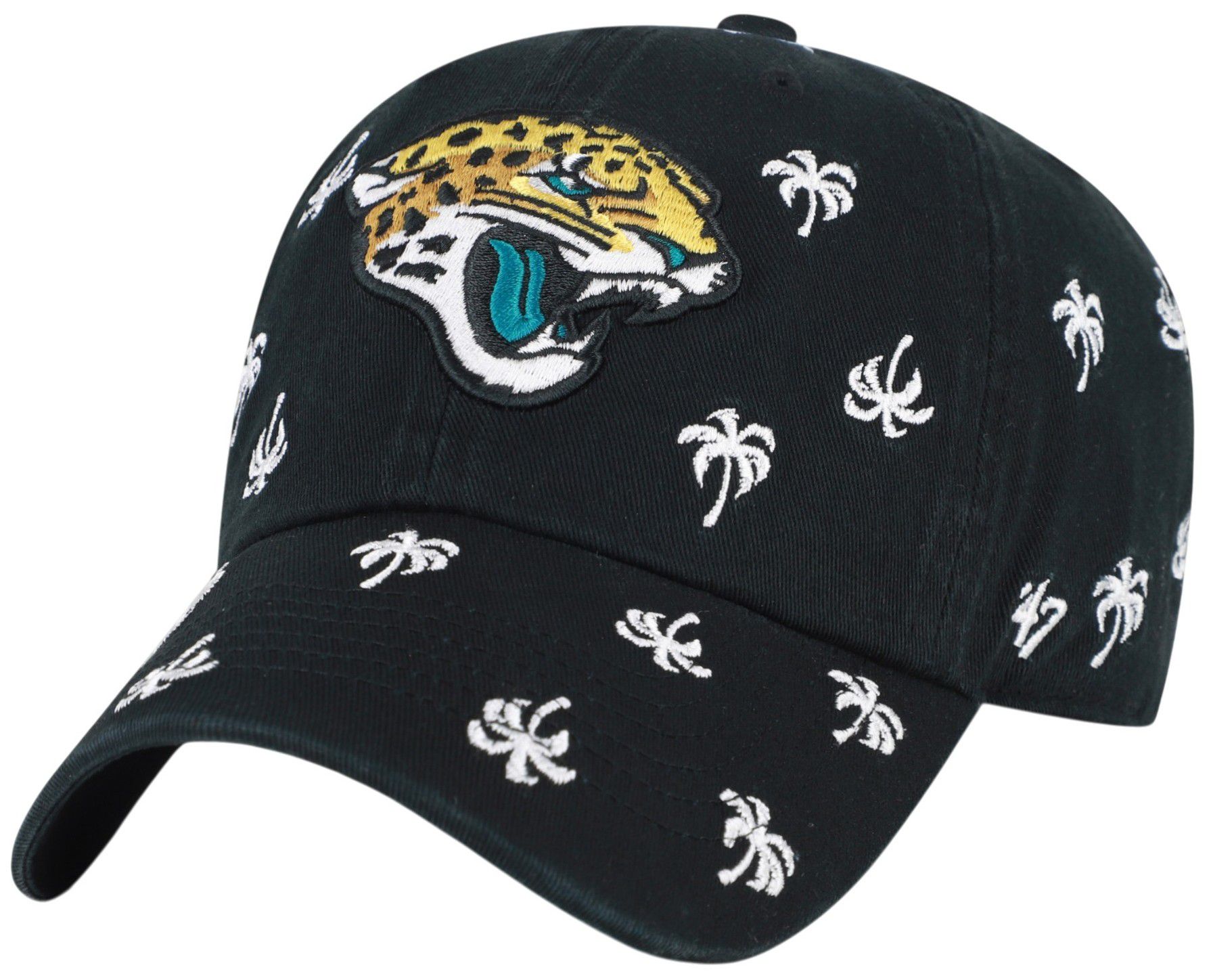 '47 Women's Jacksonville Jaguars Black Confetti Clean Up Adjustable Hat