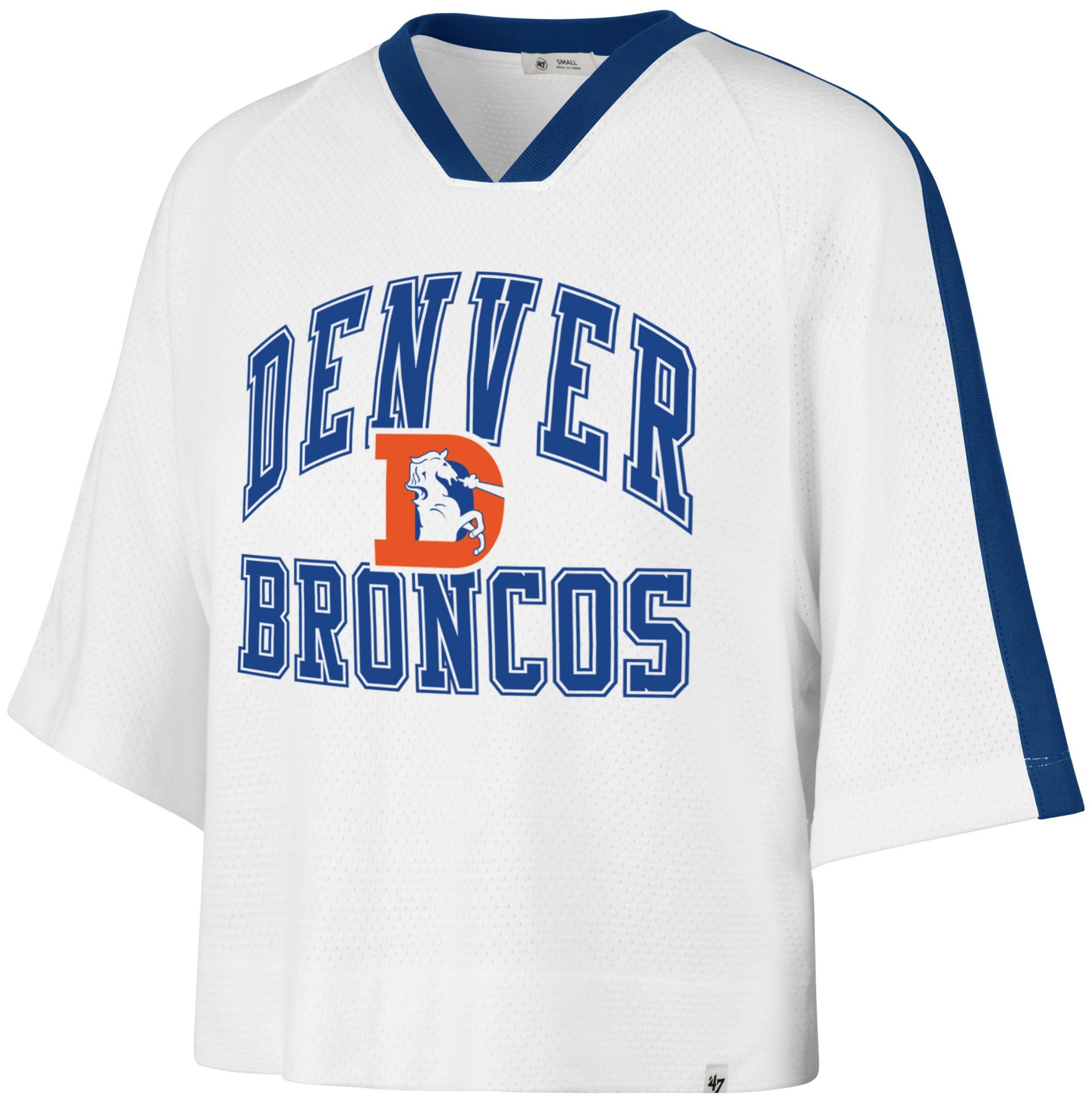 '47 Women's Denver Broncos White Arch Jersey Long Sleeve Shirt