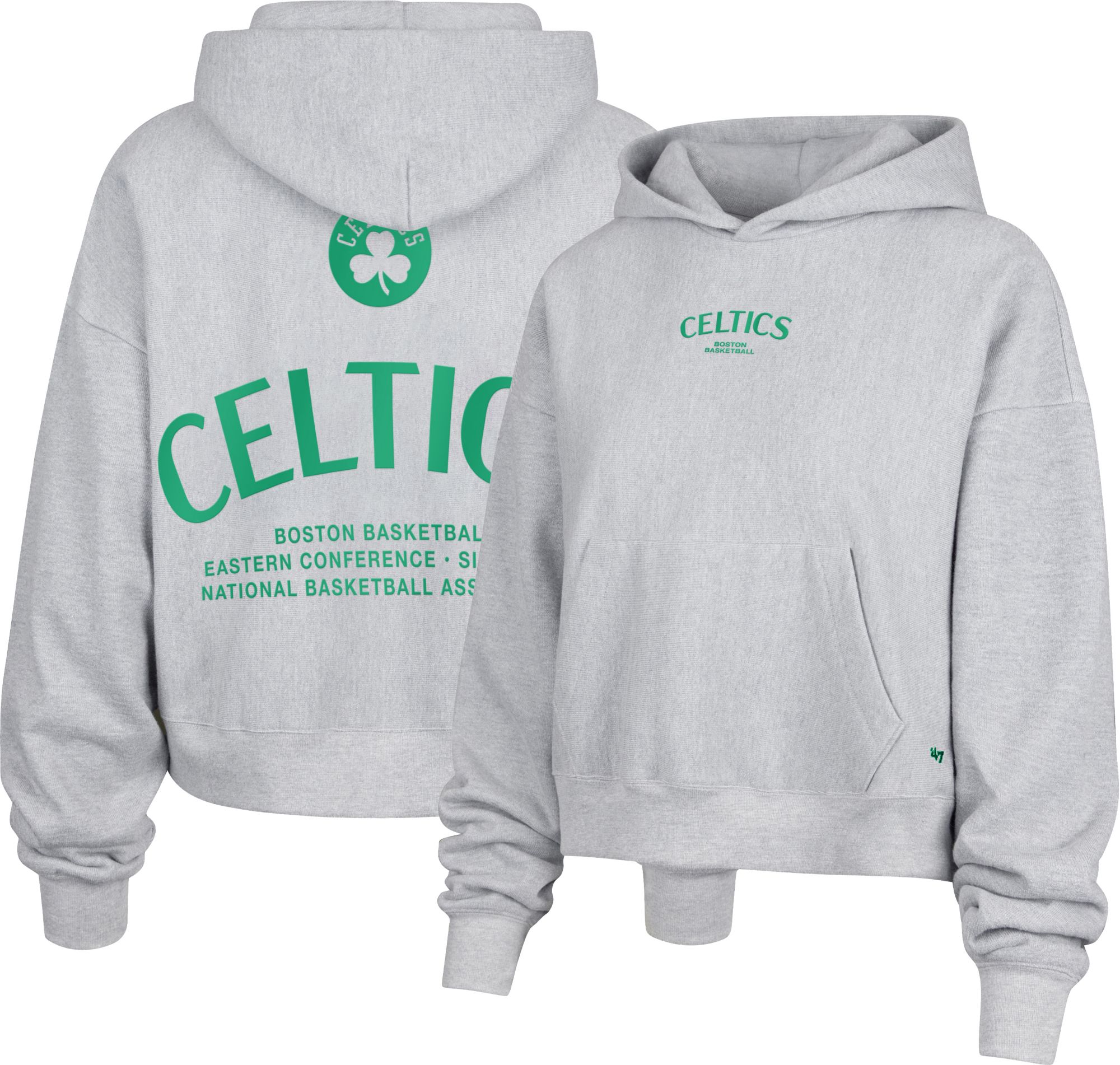 '47 Women's Boston Celtics Hadrian Foundation Hoodie, XL, Gray
