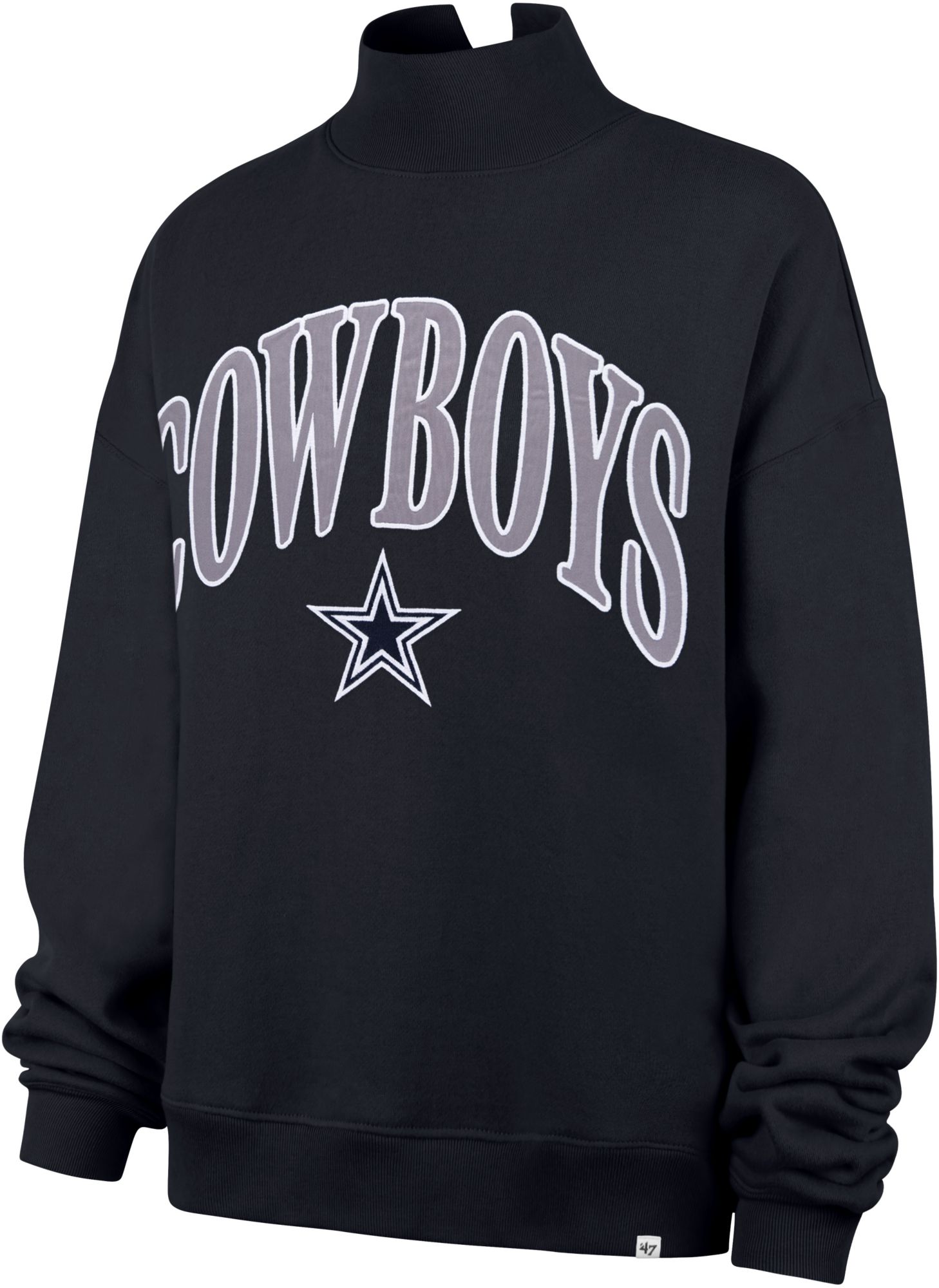 '47 Women's Dallas Cowboys Vintage Mockneck Sweatshirt