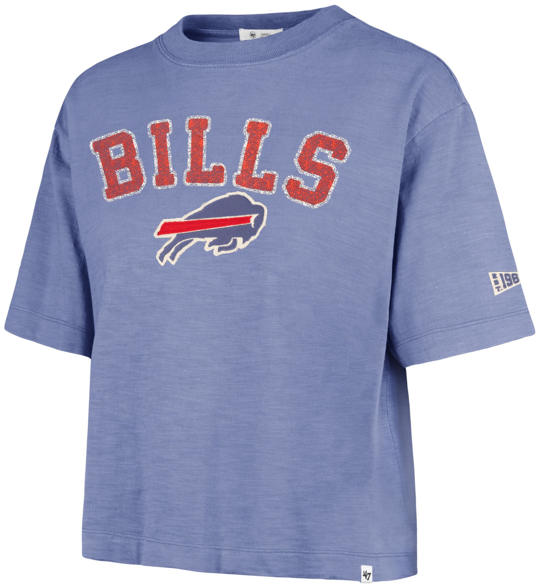 '47 Women's Buffalo Bills Thrift Blue Elmore T-Shirt
