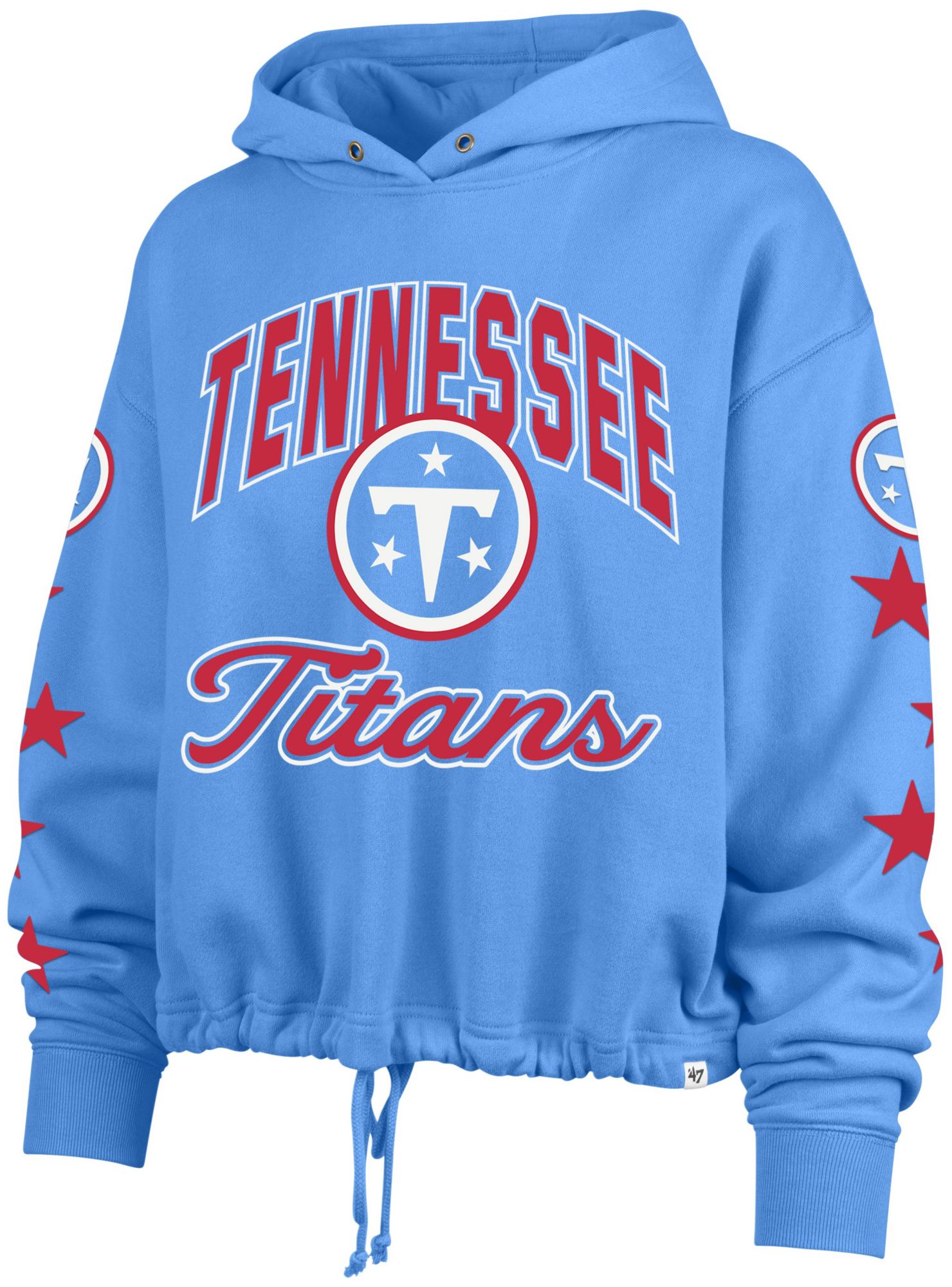 '47 Women's Tennessee Titans Periwinkle Star Venice Hoodie