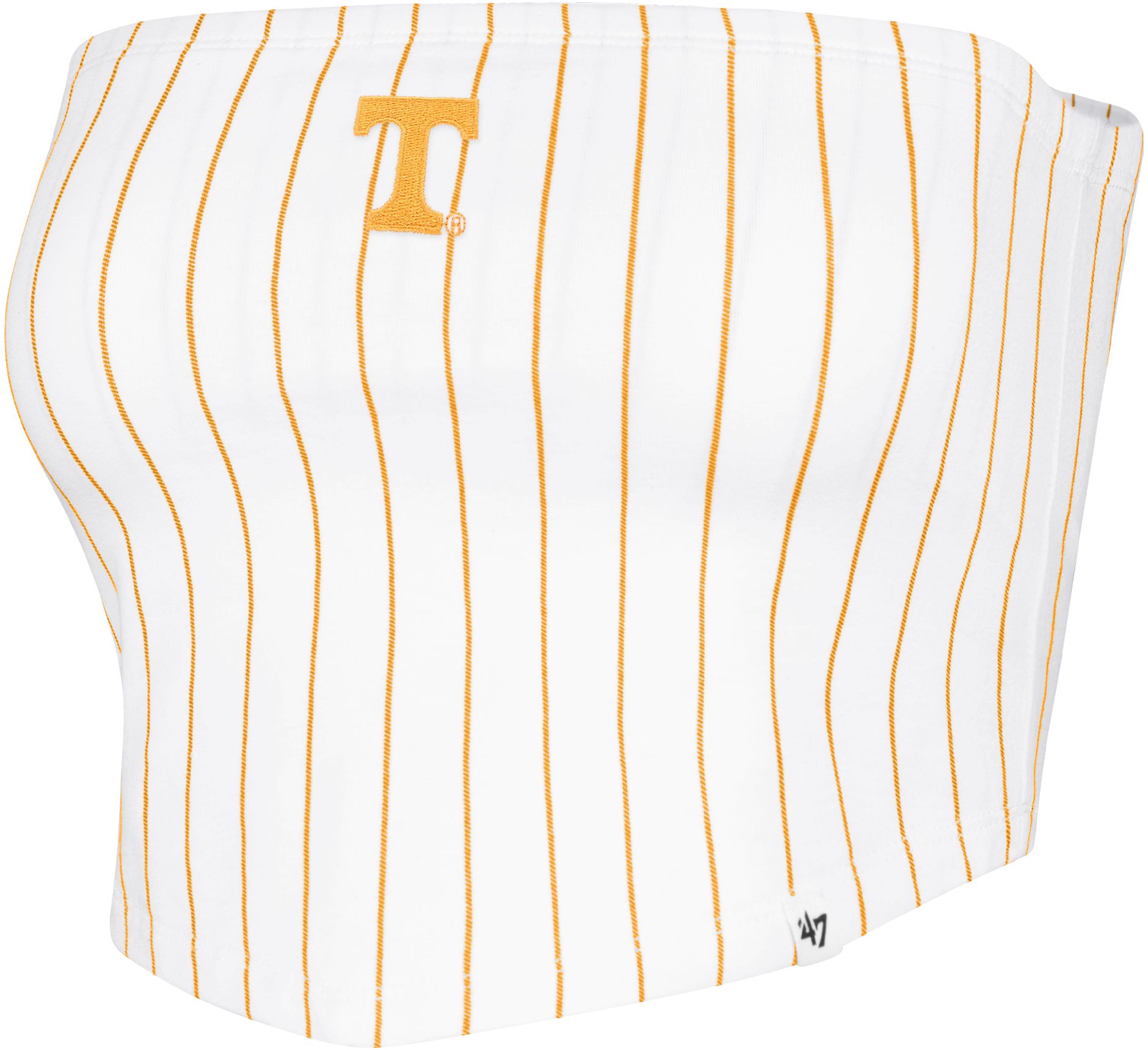'47 Women's Tennessee Volunteers White Micro Embroidered Bandana Tube Top