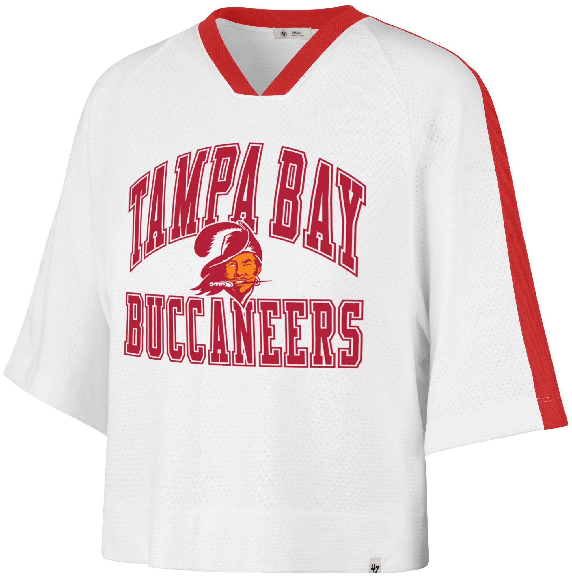 '47 Women's Tampa Bay Buccaneers White Arch Jersey Long Sleeve Shirt