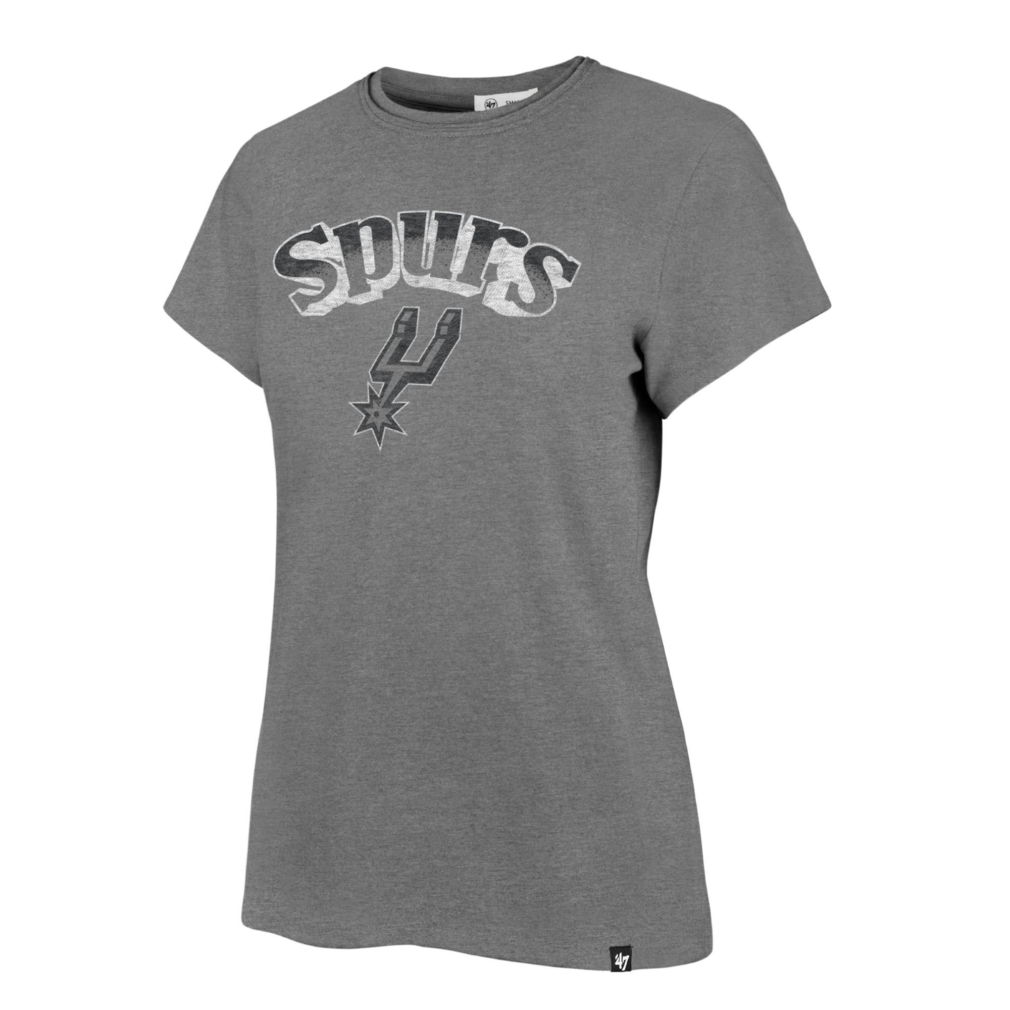 '47 Women's San Antonio Spurs Grey Outshine Frankie T-Shirt