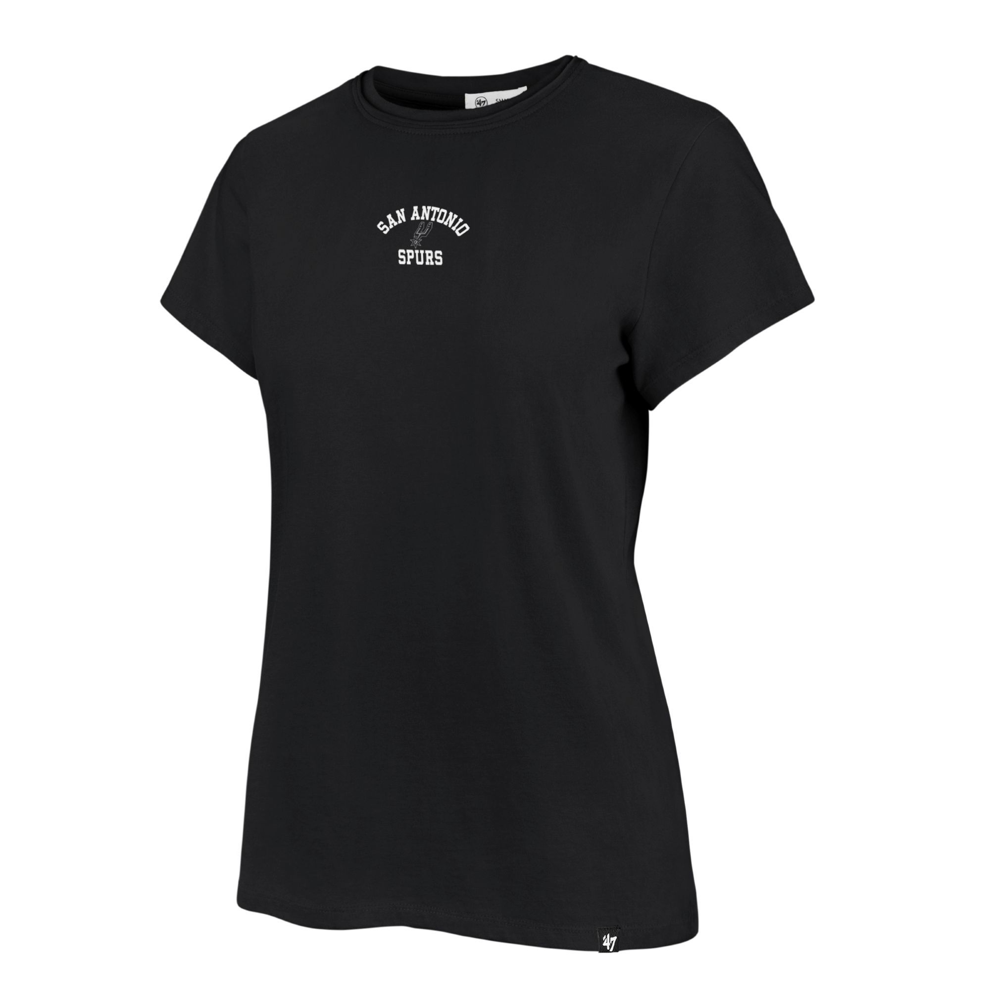 '47 Women's San Antonio Spurs Black Spirited Arch T-Shirt