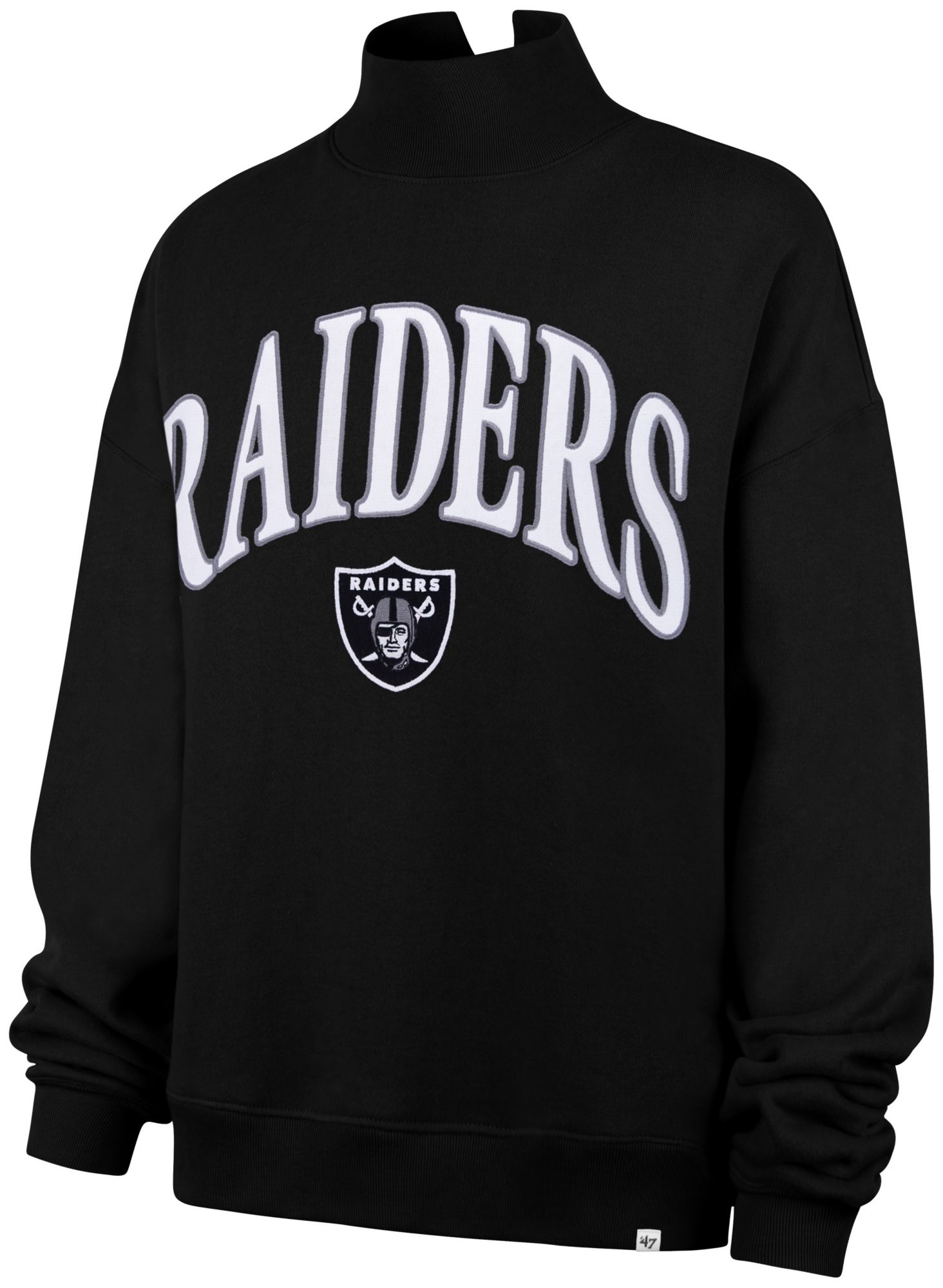 '47 Women's Las Vegas Raiders Vintage Mockneck Sweatshirt