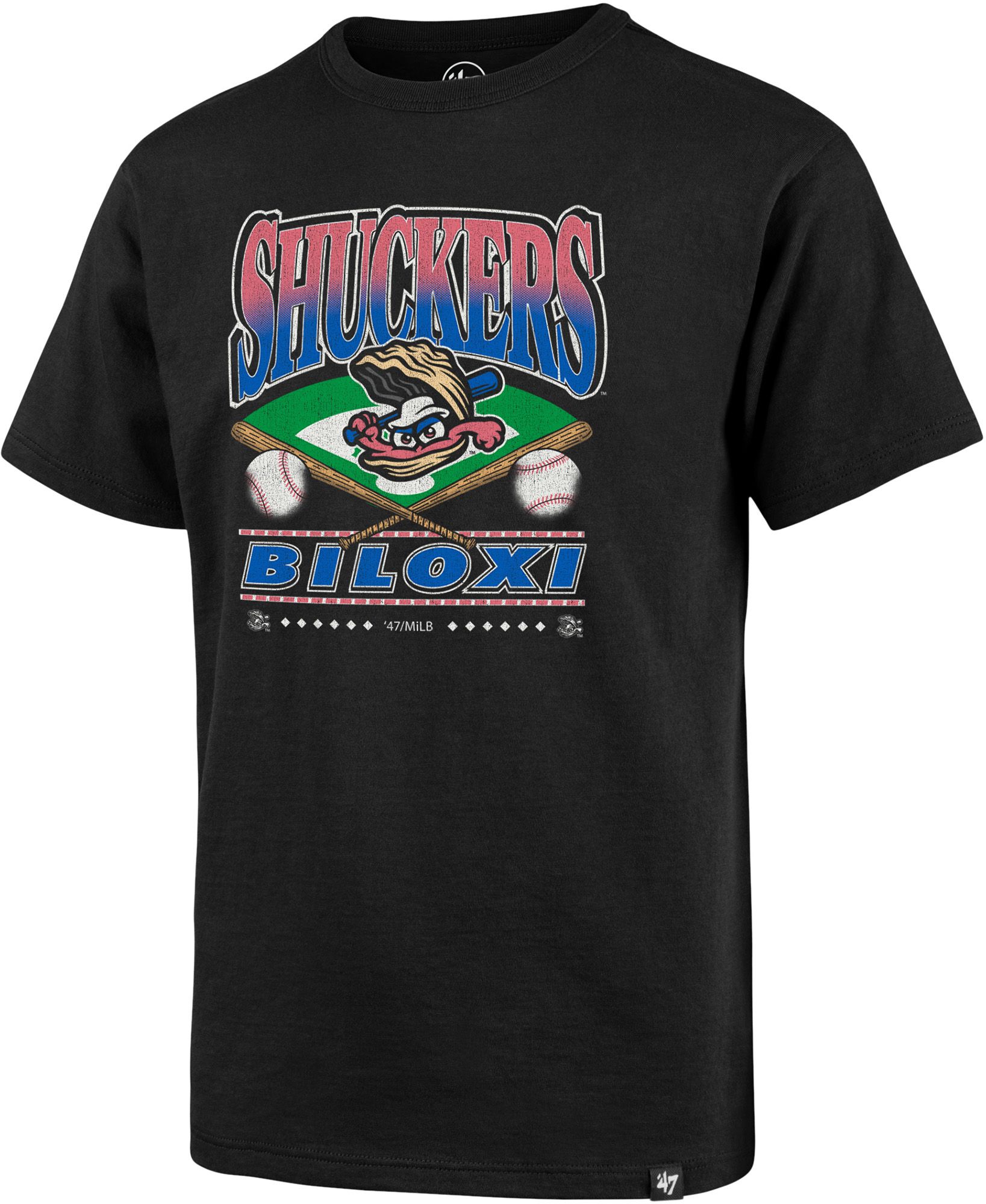 '47 Youth Colorado Springs Sky Sox Black Straight Shot Franklin T-Shirt