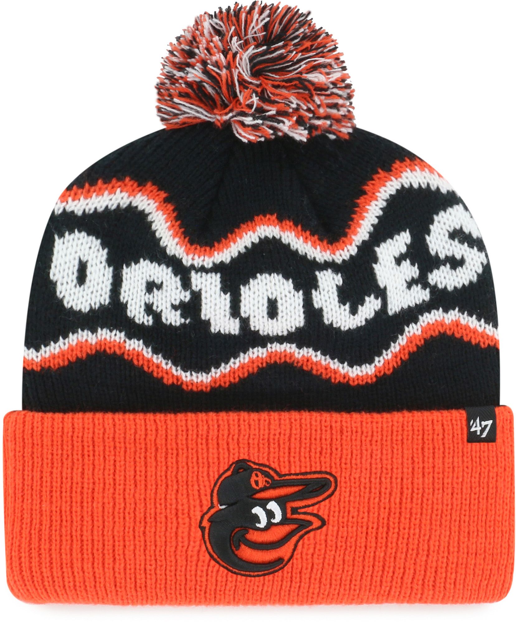 '47 Youth Baltimore Orioles Squiggle Knit Beanie