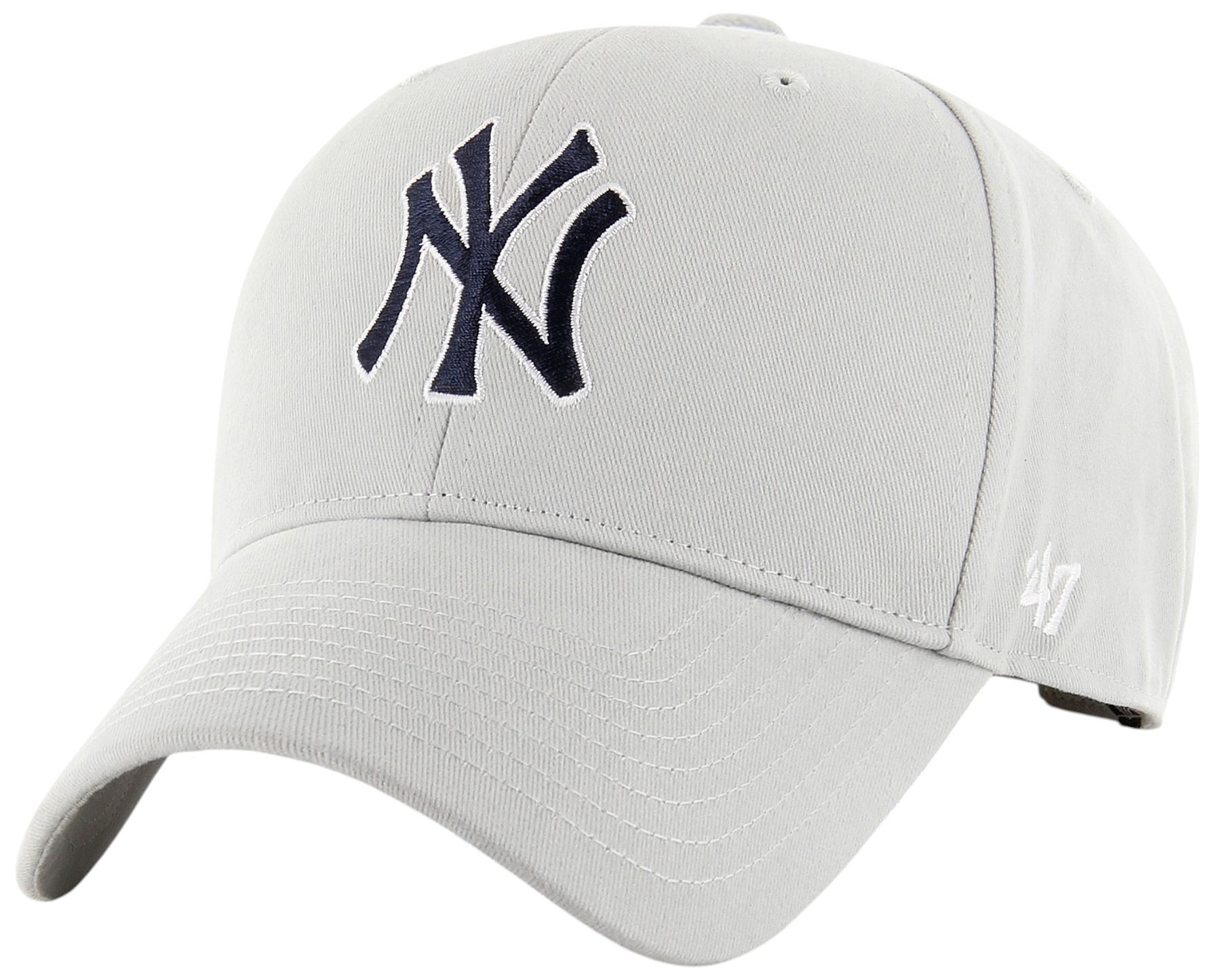 '47 Youth New York Yankees GreyBasic MVP Adjustable Hat