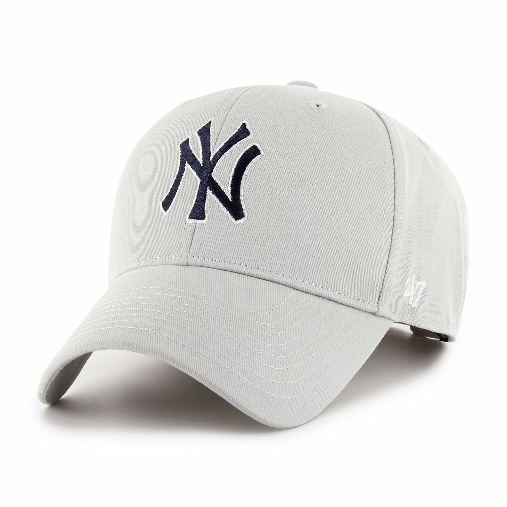 '47 Youth New York Yankees GreyBasic MVP Adjustable Hat