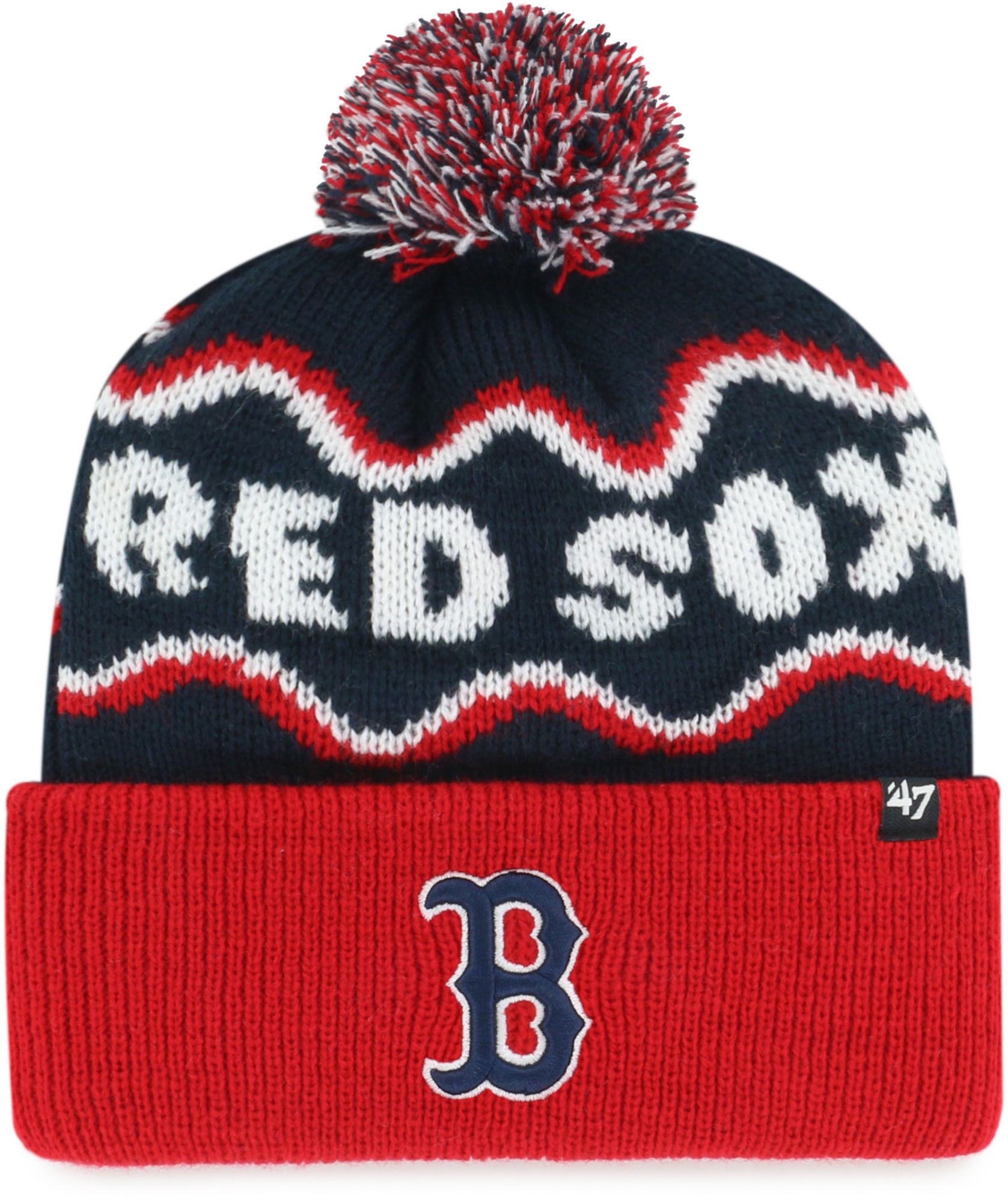 '47 Youth Boston Red Sox Squiggle Knit Beanie