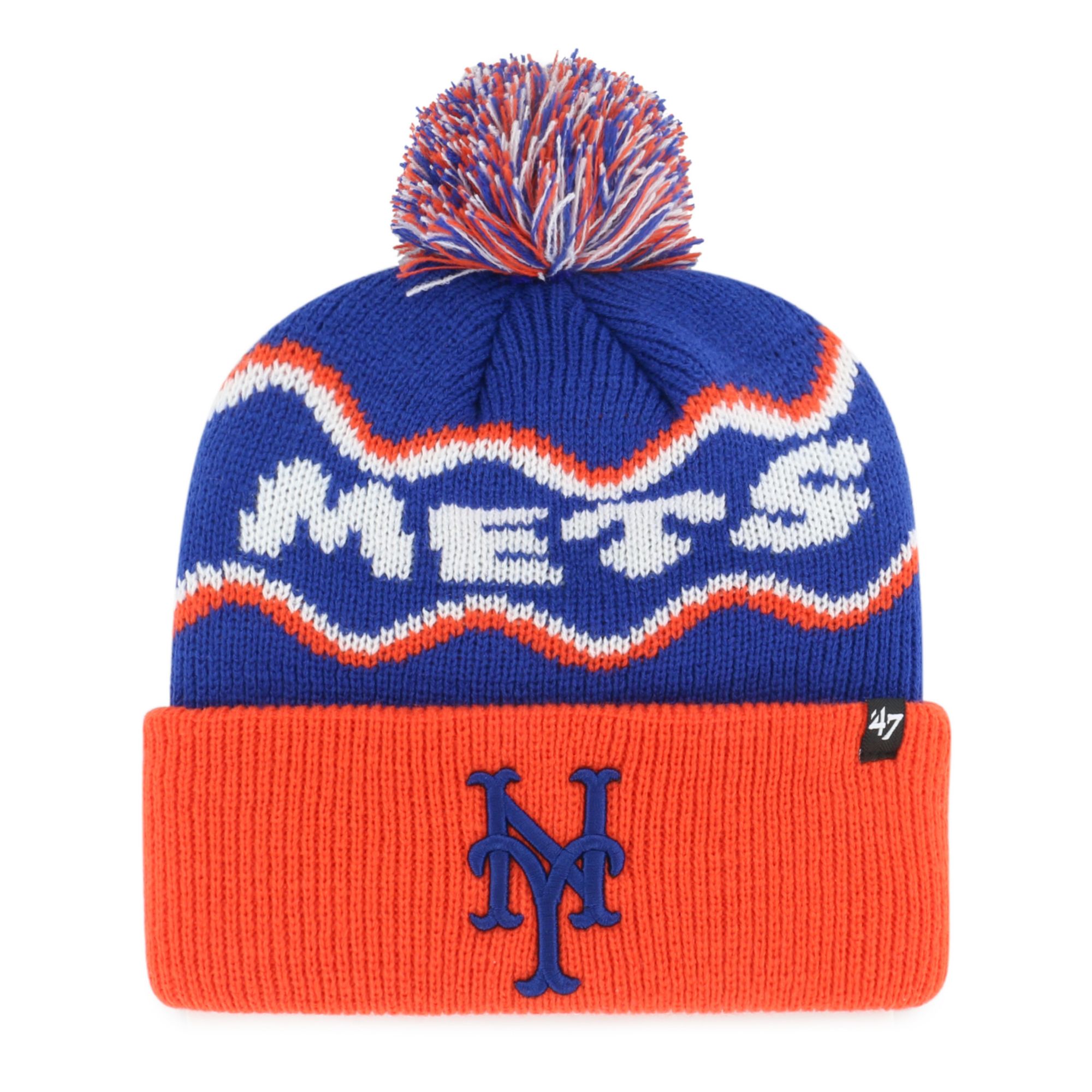 '47 Youth New York Mets Squiggle Knit Beanie