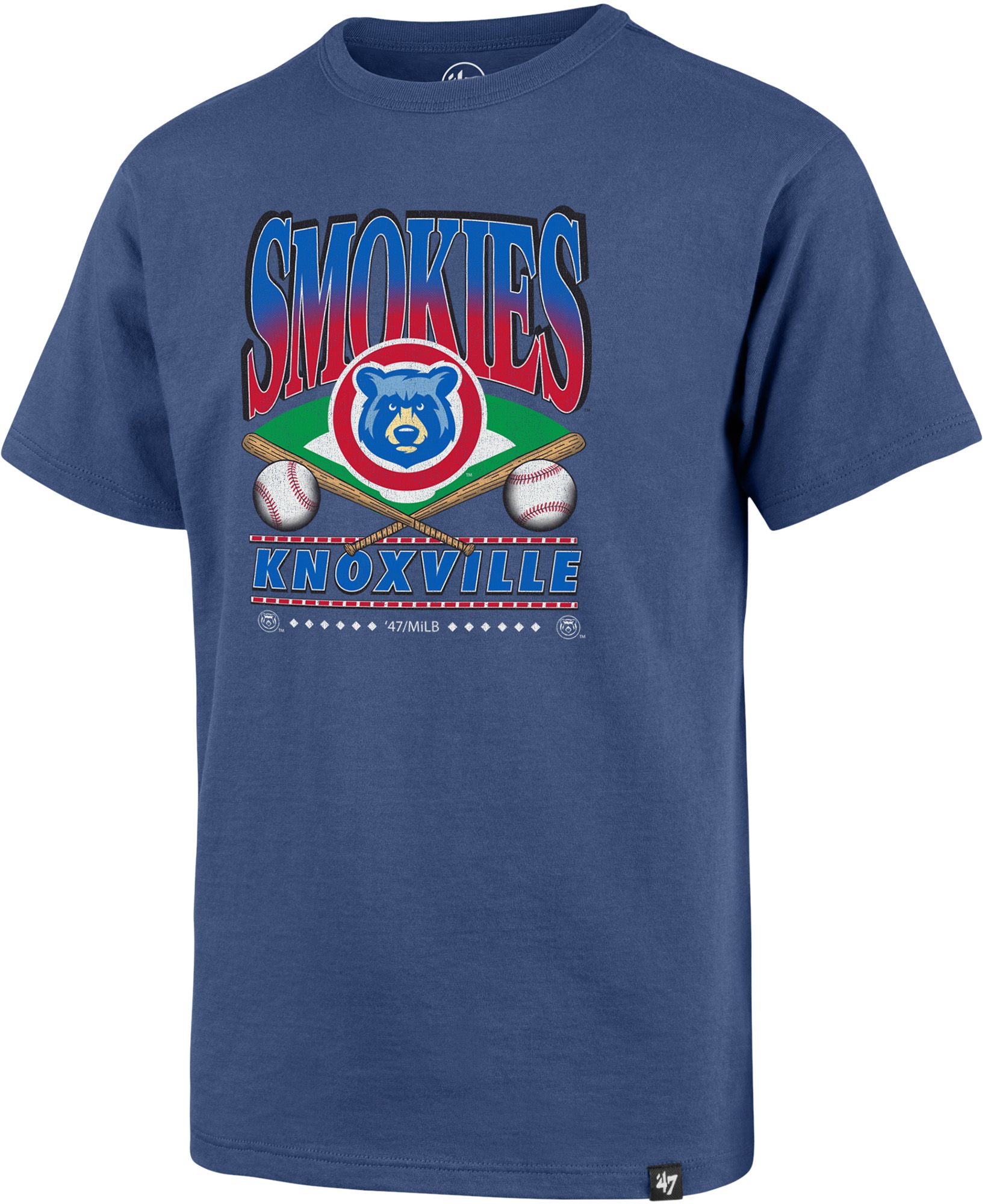 '47 Youth Tennessee Smokies Blue Straight Shot Franklin T-Shirt