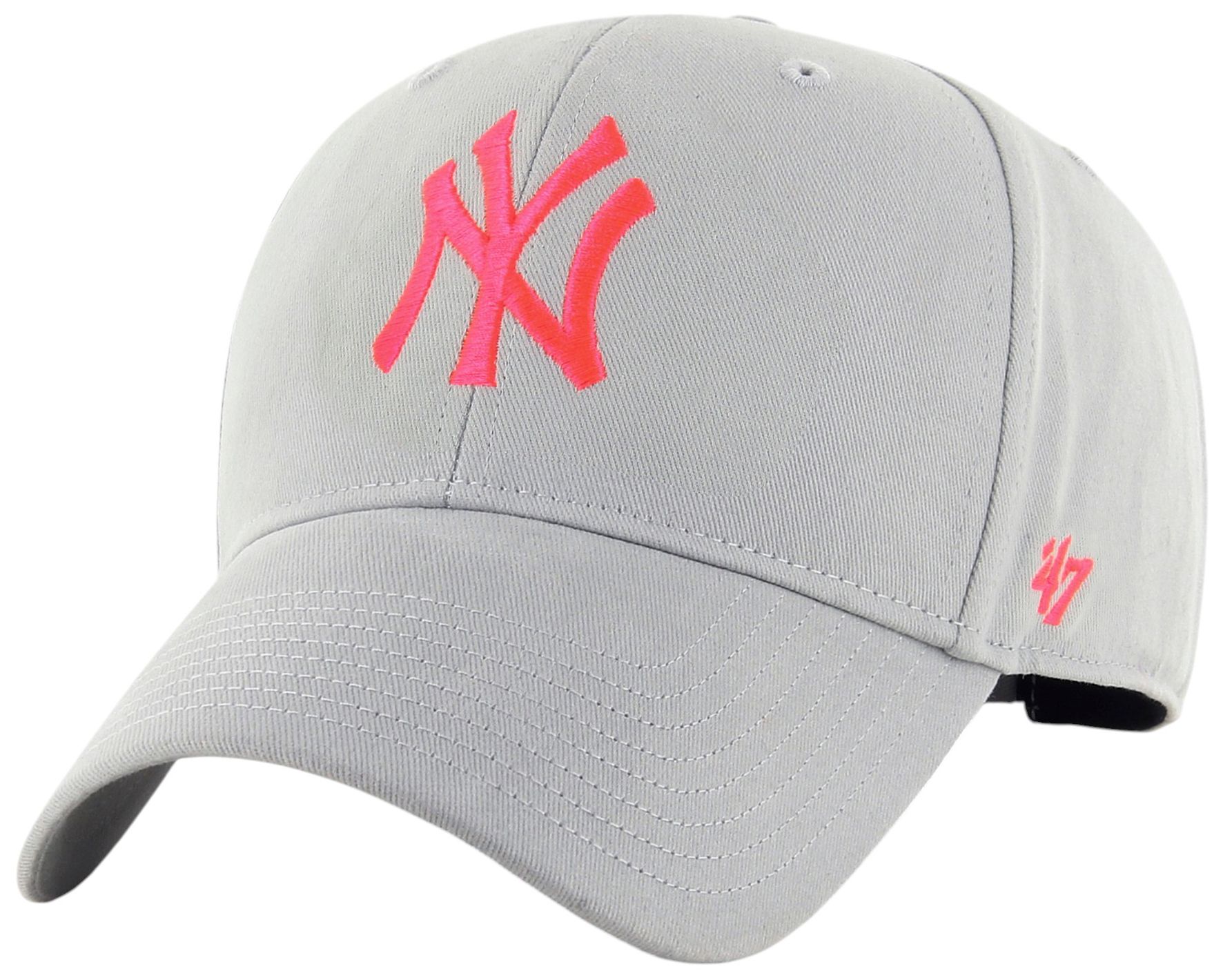 '47 Youth New York Yankees GreyBasic MVP Adjustable Hat