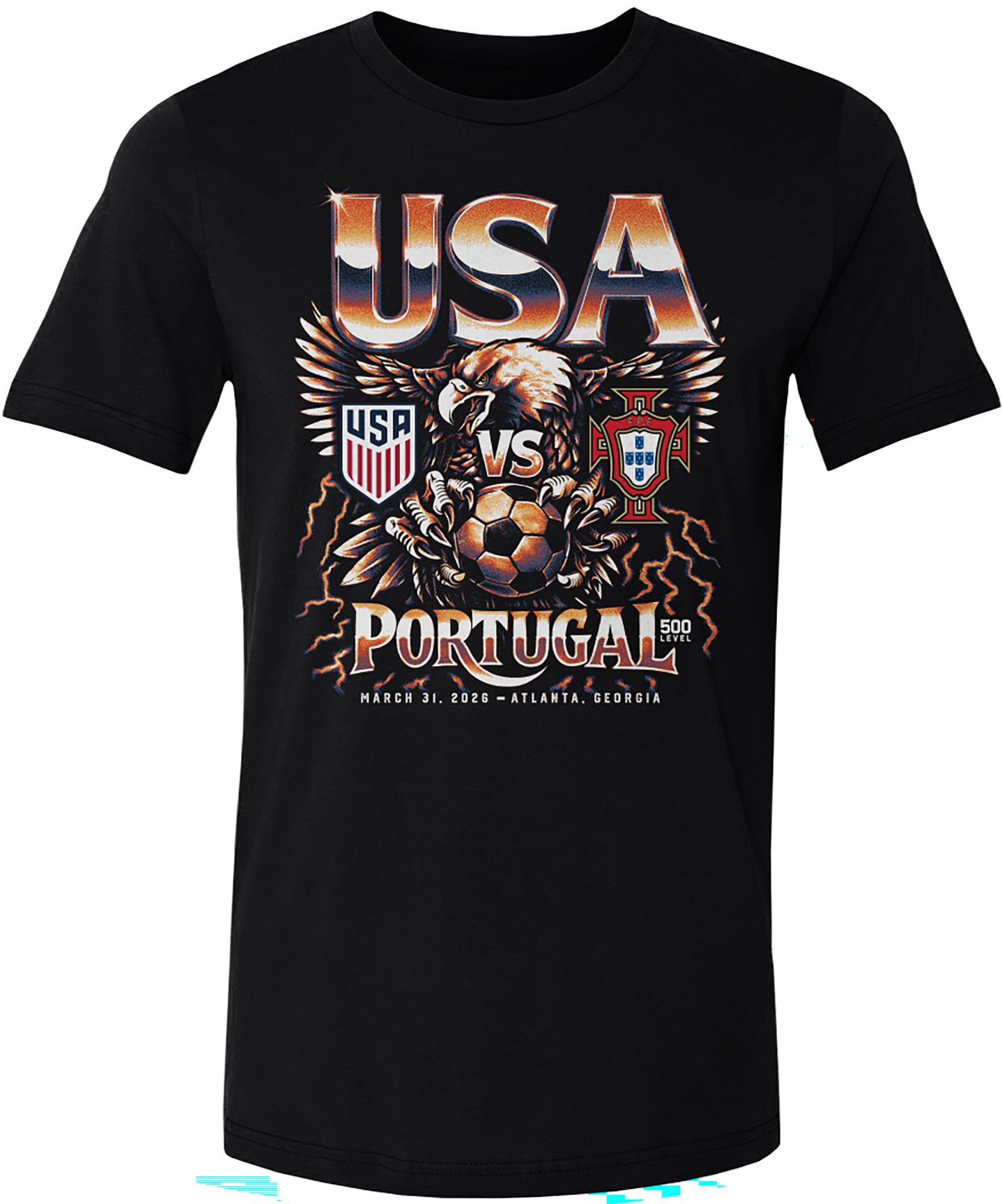 500 Level Adult USMNT VS. Portugal Atlanta Friendly T-Shirt