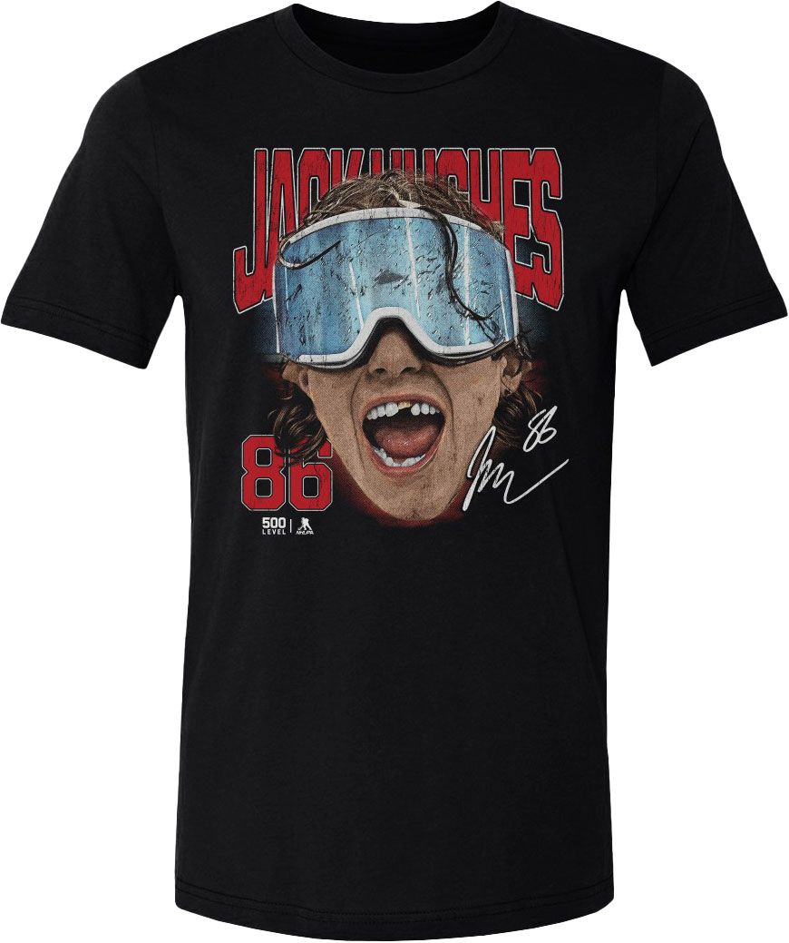 500 LEVEL Adult Team USA Jack Hughes Goggles T-Shirt