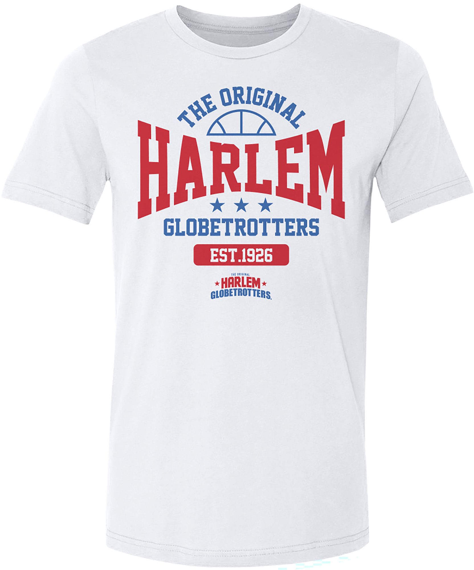 500 LEVEL Adult Harlem Globetrotters White 'Retro Globetrotters' T-Shirt