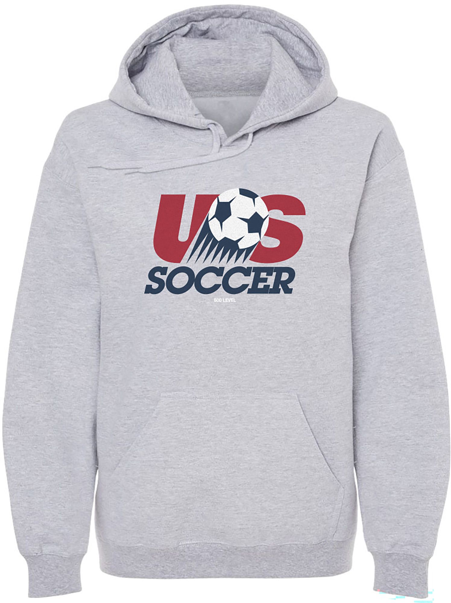 500 LEVEL Adult USMNT Grey Hoodie