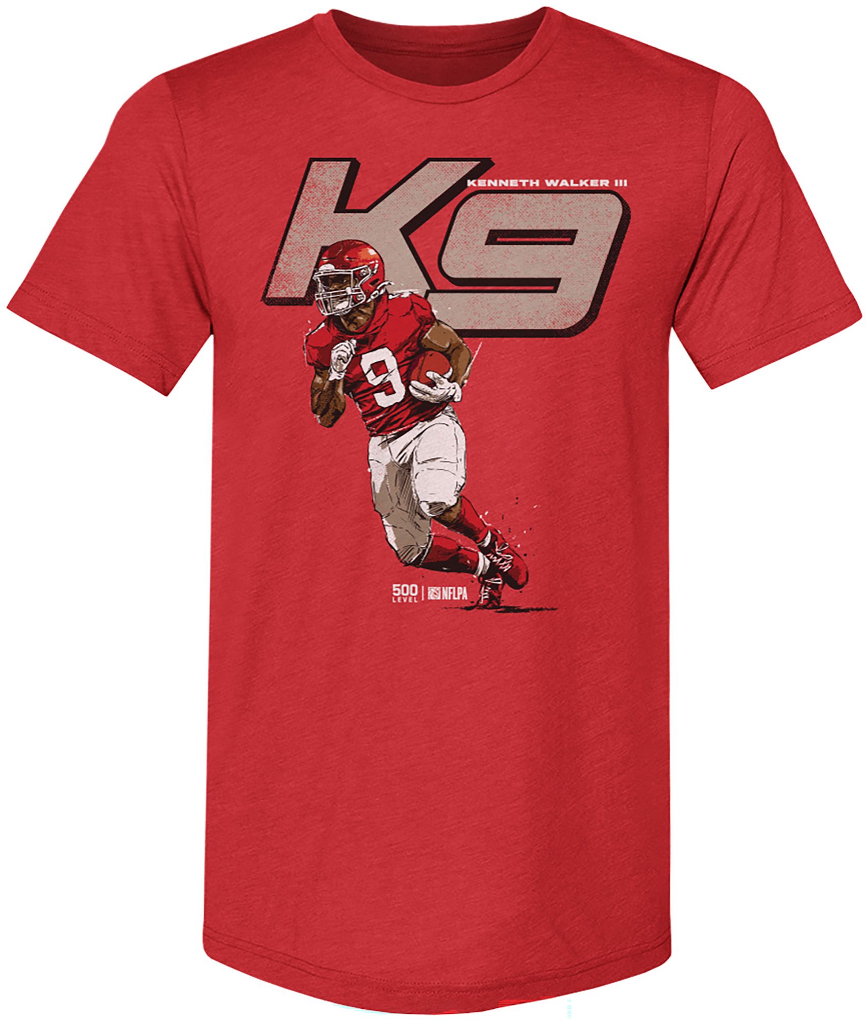 500 LEVEL Adult Kansas City Kenneth Walker III T-Shirt