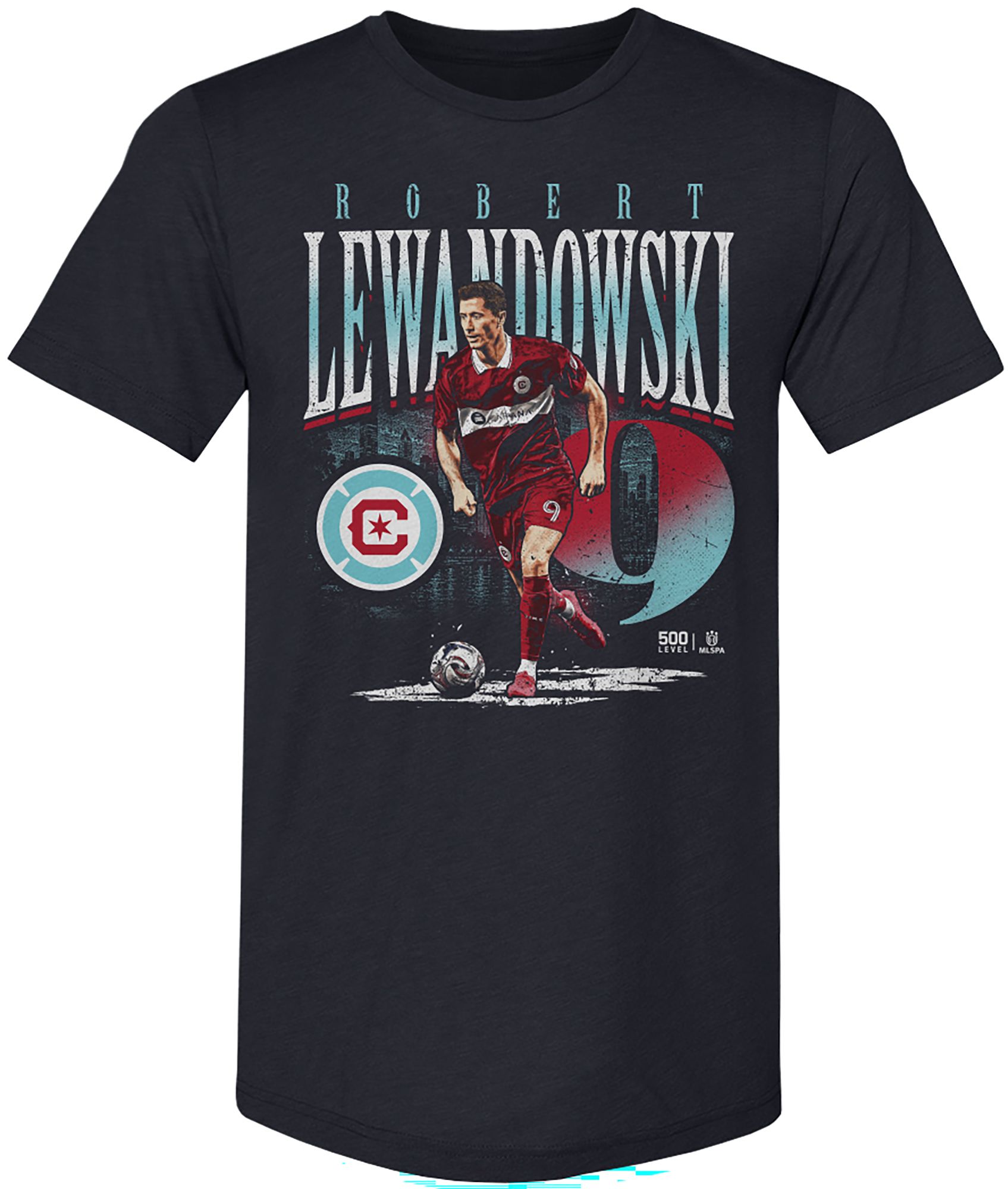 500 Level Adult Chicago Fire Robert Lewandowski T-Shirt