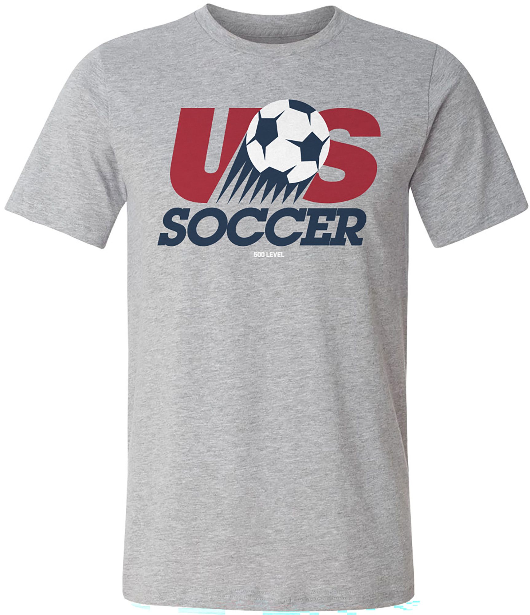500 Level Adult USMNT Retro Grey T-Shirt