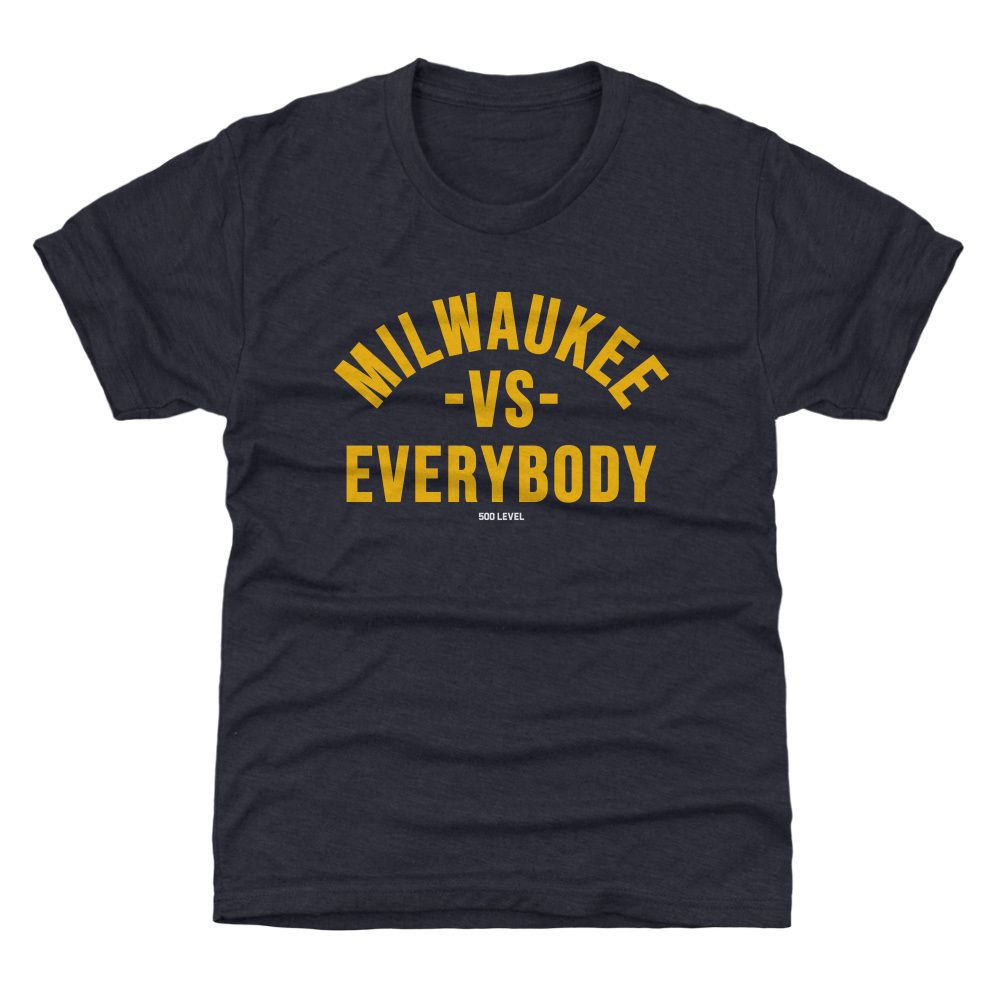 500 LEVEL Youth Milwaukee Vs. Everybody T-Shirt