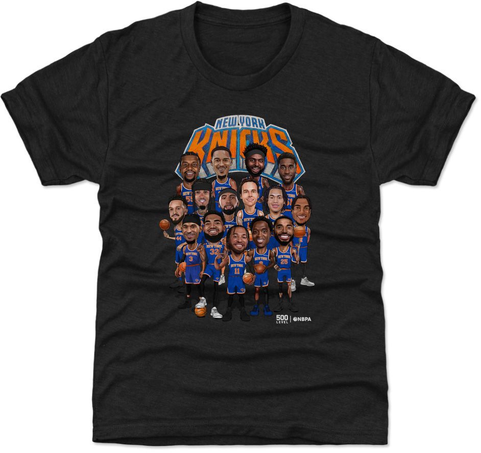500 LEVEL Youth New York Knicks Black Character T-Shirt