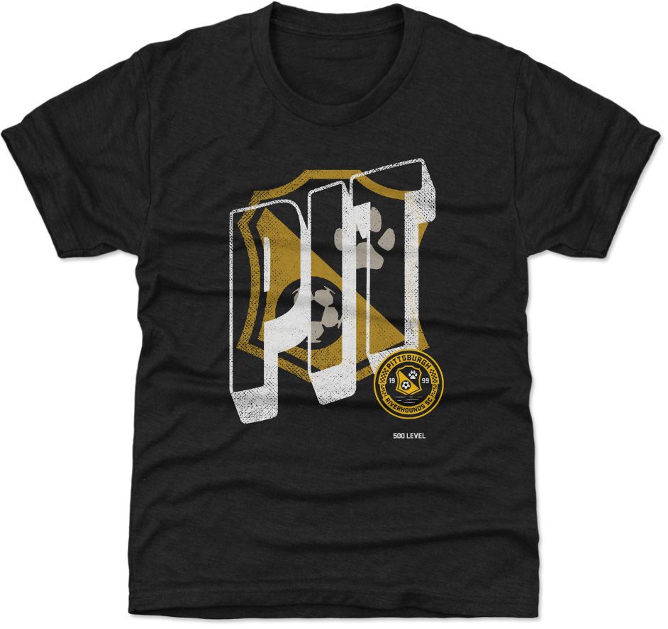 500 LEVEL Youth Pittsburgh Riverhounds Wordmark T-Shirt