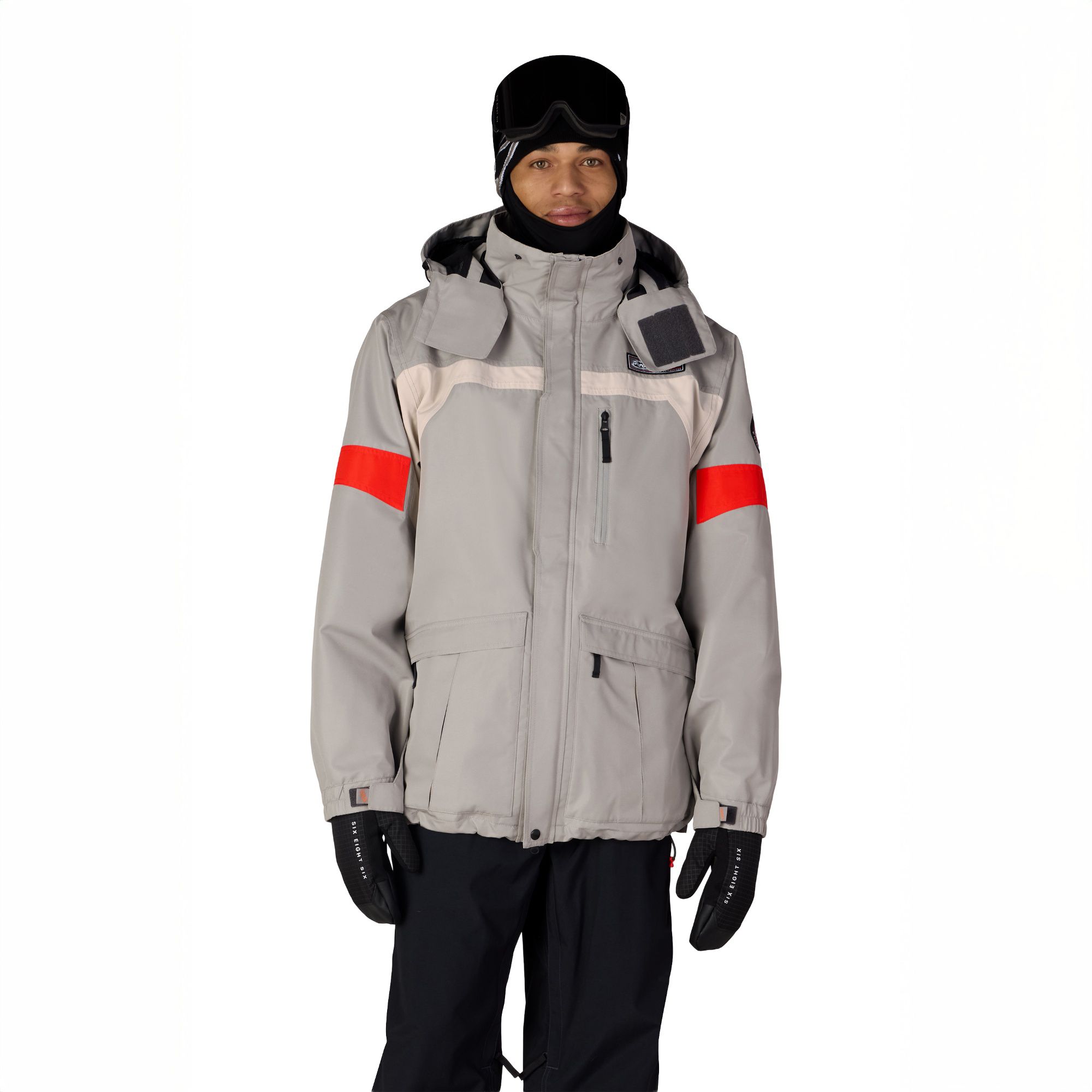 Light Grey Colorblock