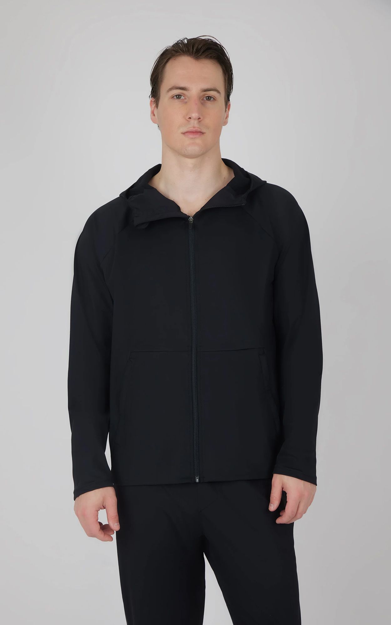 90 Degree by Reflex Men's Brushed Warp Zip Hoodie