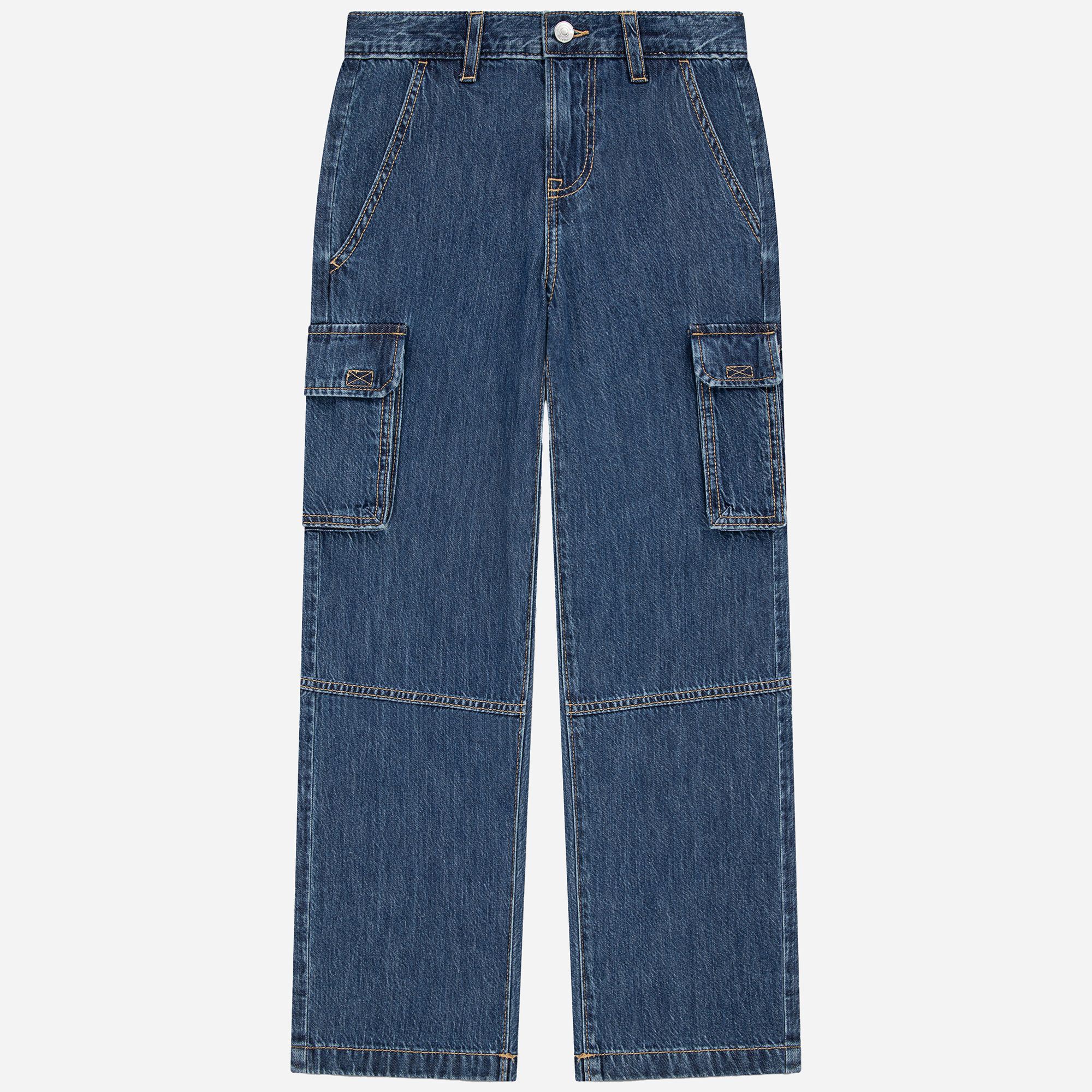 abercrombie kids baggy cargo jeans