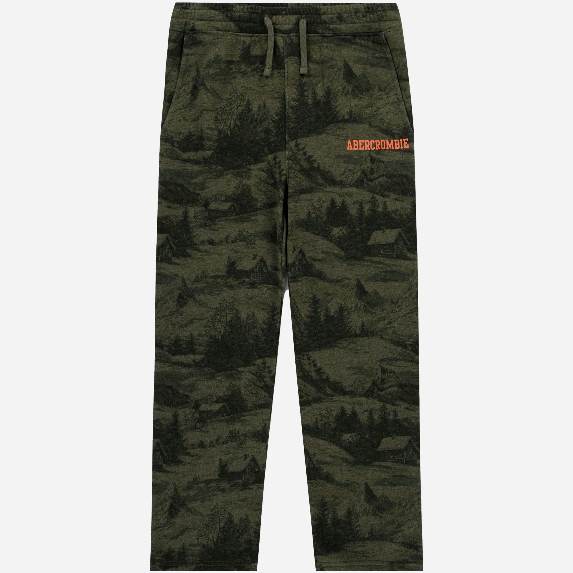 abercrombie kids camo fleece pants