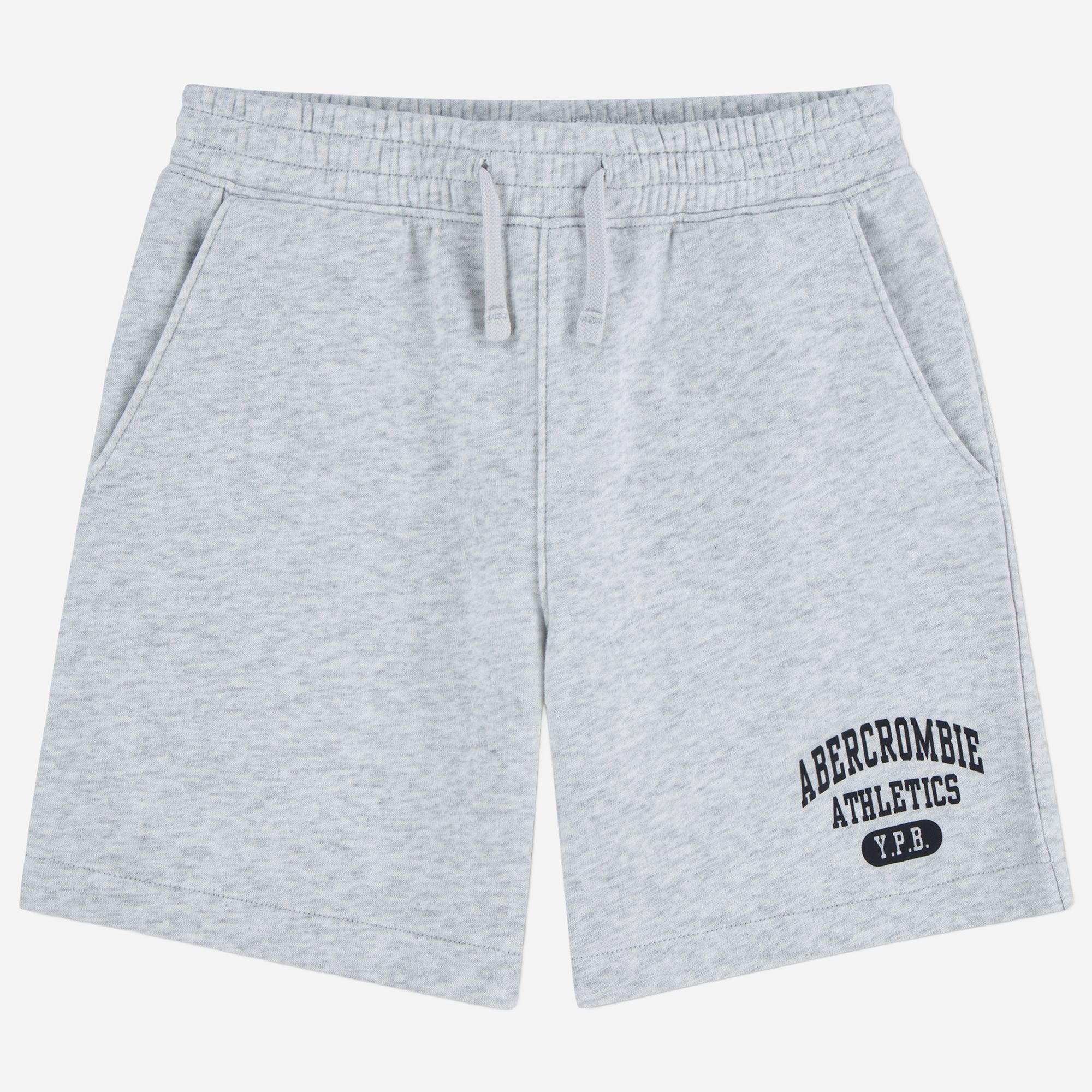 abercrombie kids gym issue fleece shorts