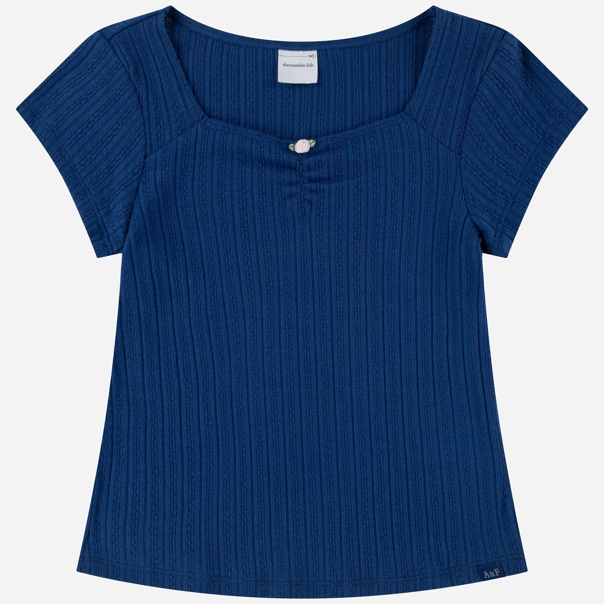 abercrombie kids rosette pointelle tee