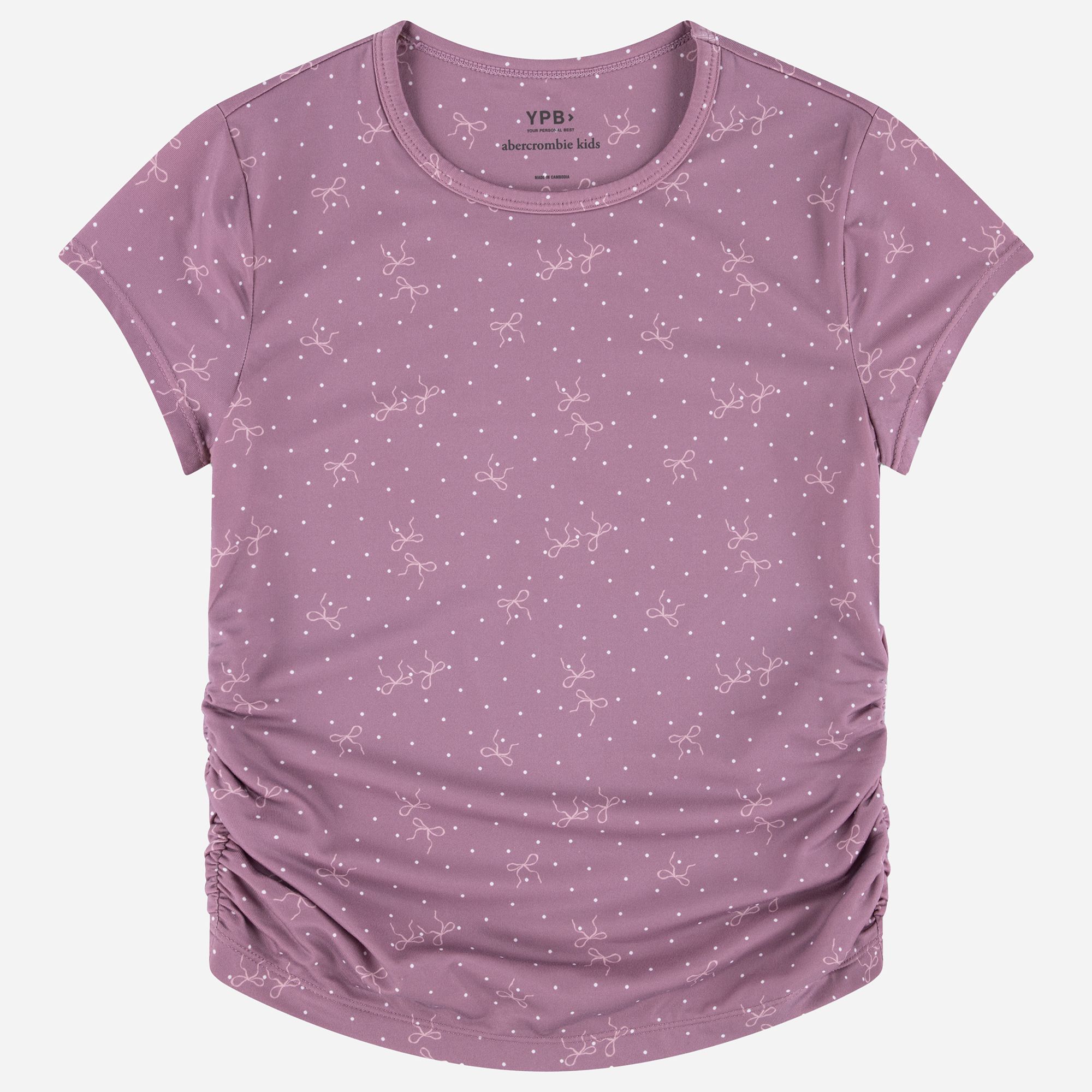 abercrombie kids ypb side ruched tee