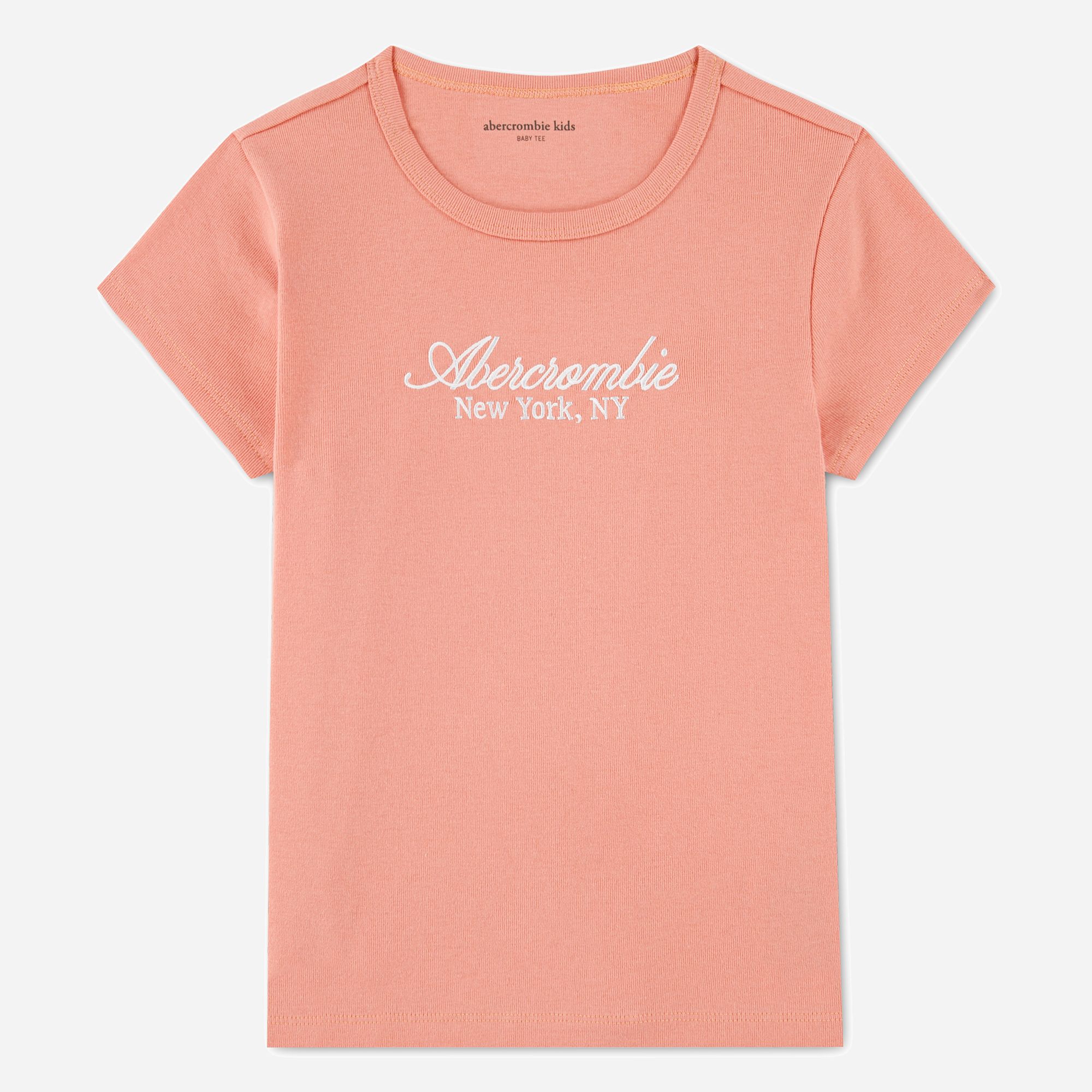 abercrombie kids core script baby tee