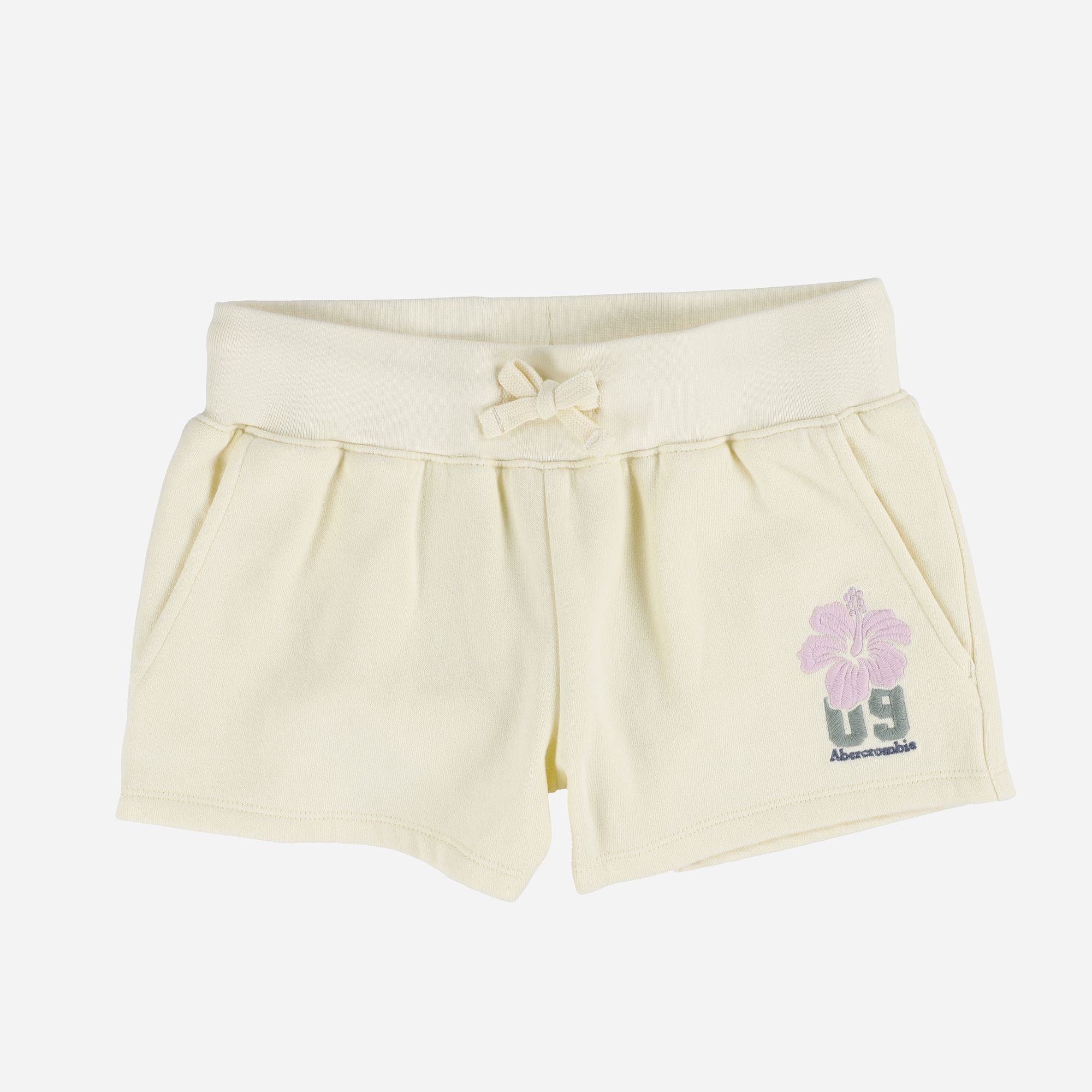 abercrombie kids graphic fleece shorts