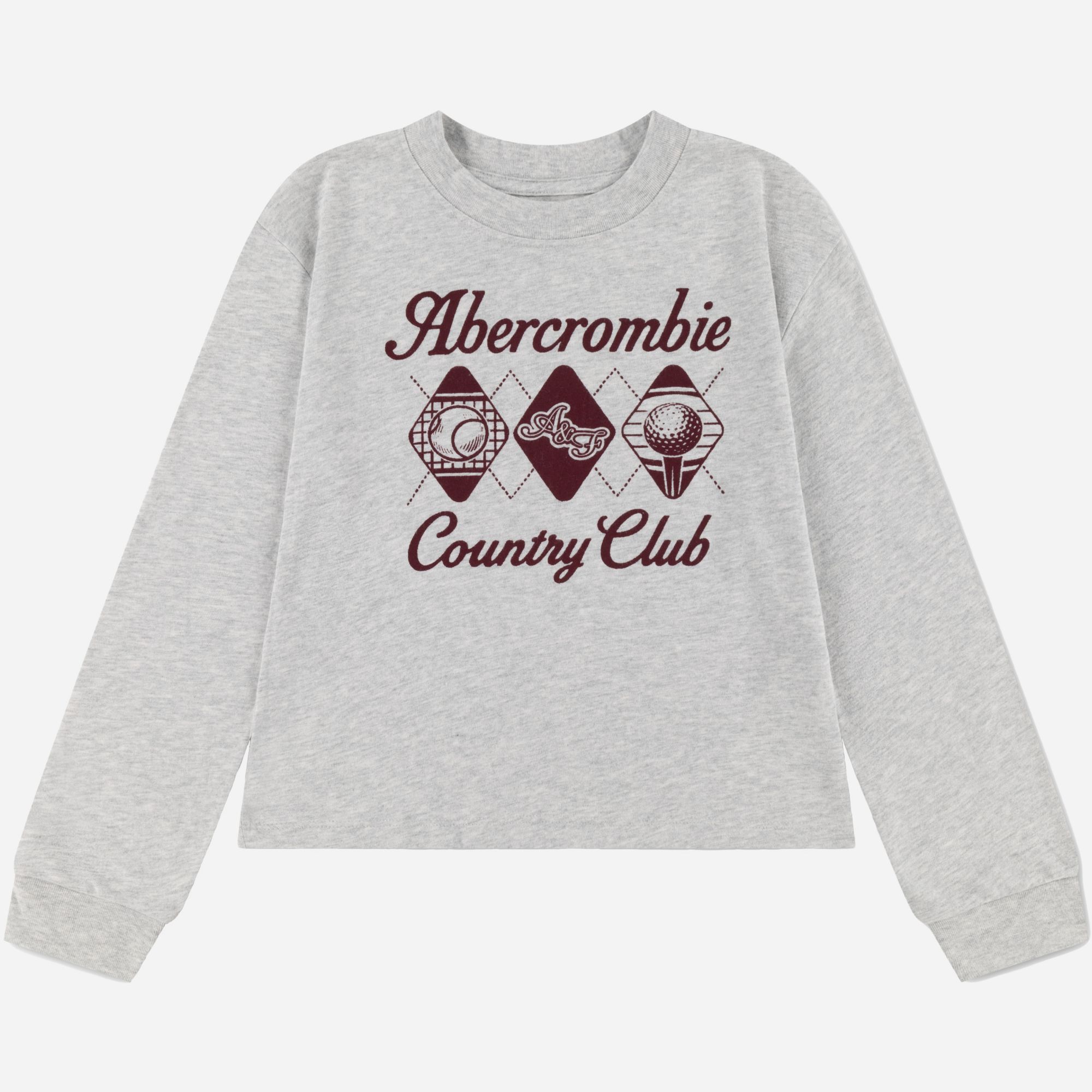 abercrombie kids country club long-sleeve graphic tee