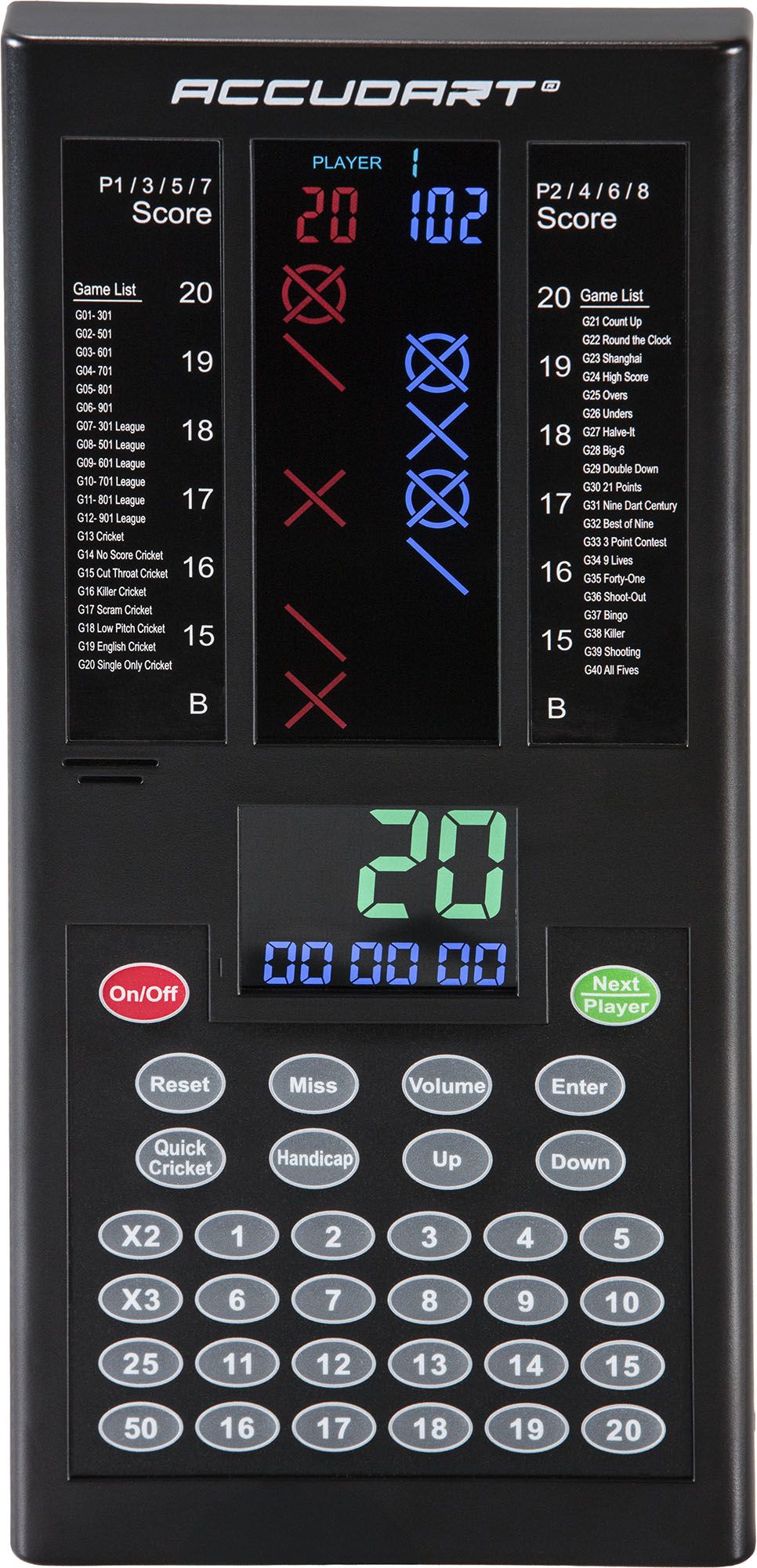 Accudart Cybermatch 2000 Electronic Dart Scorer