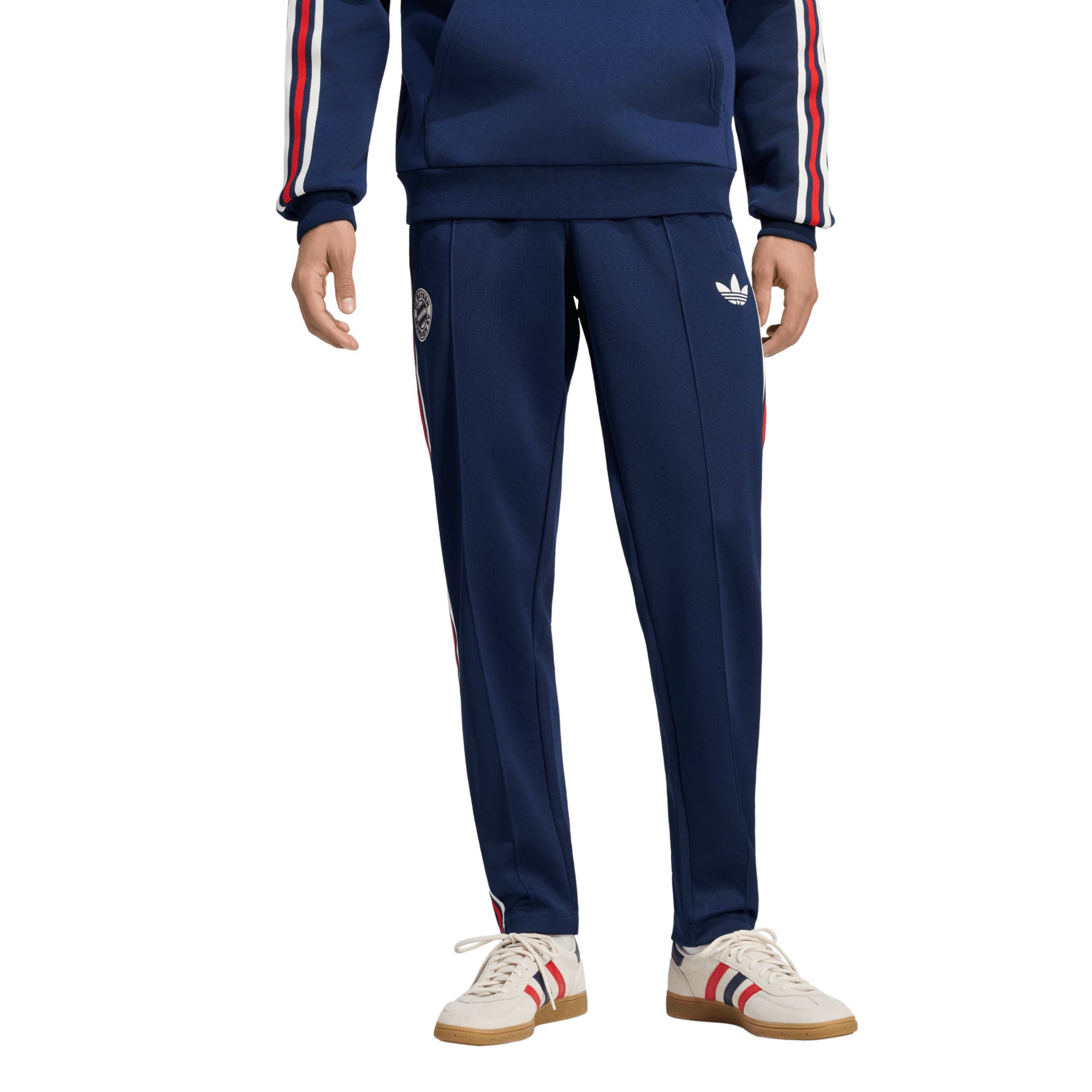 adidas Adult Bayern Munich Navy OG2 Team Logo Pants