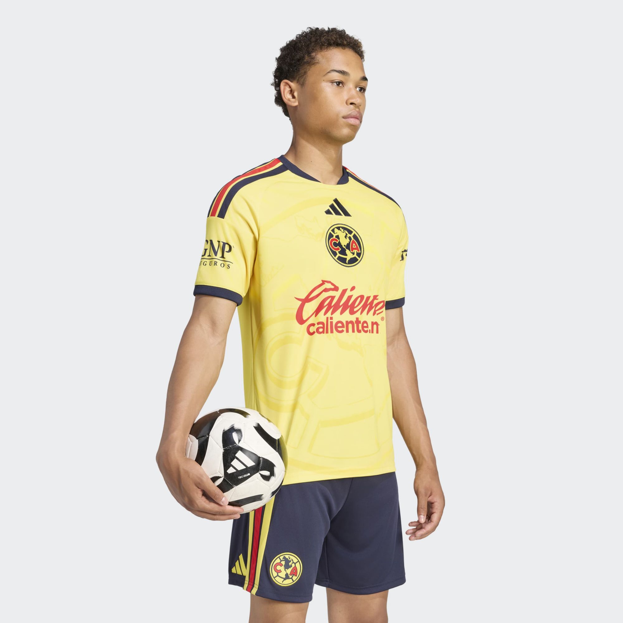 adidas Adult Club America Yellow 2026 Home Replica Jersey