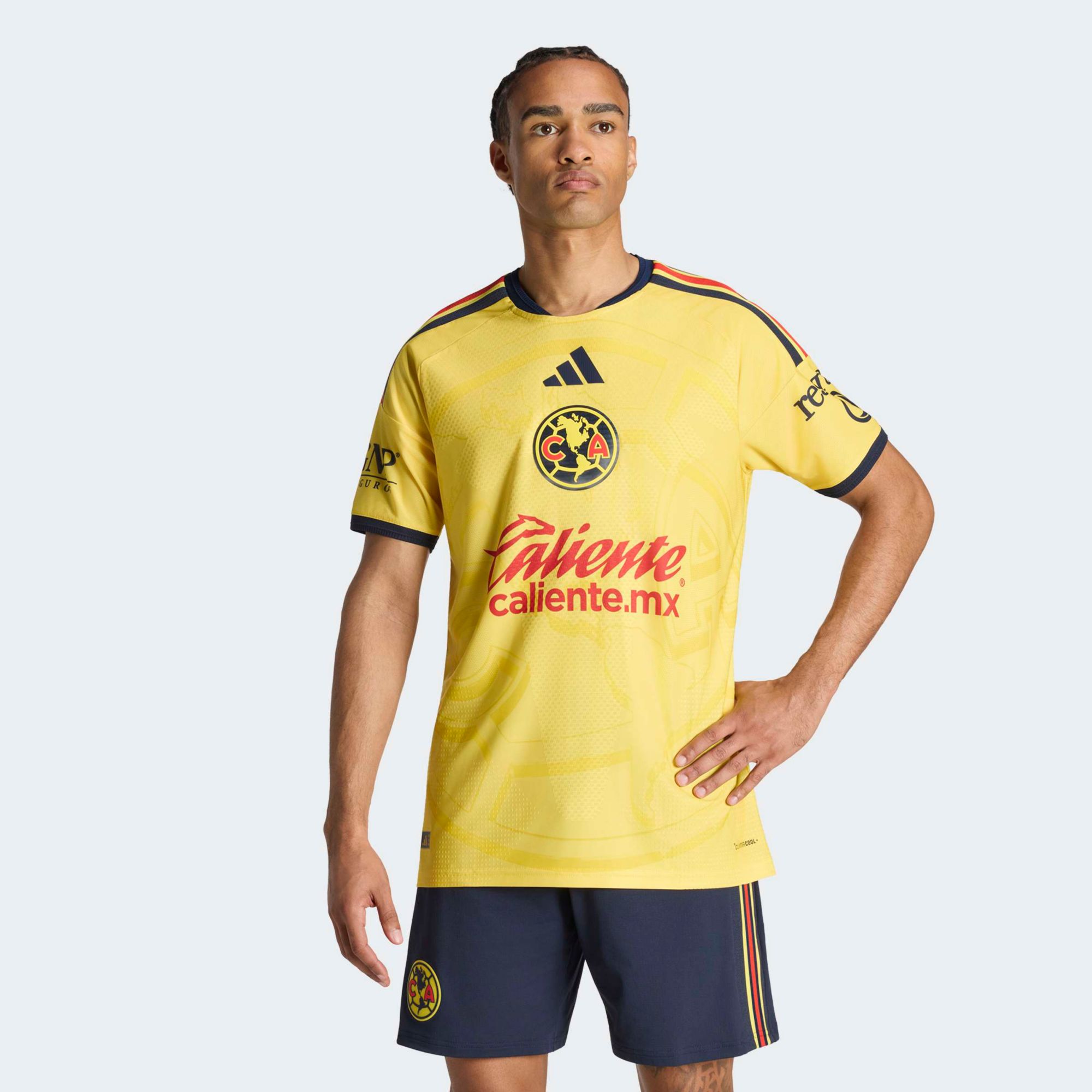 adidas Adult Club America Yellow 2026 Authentic Jersey