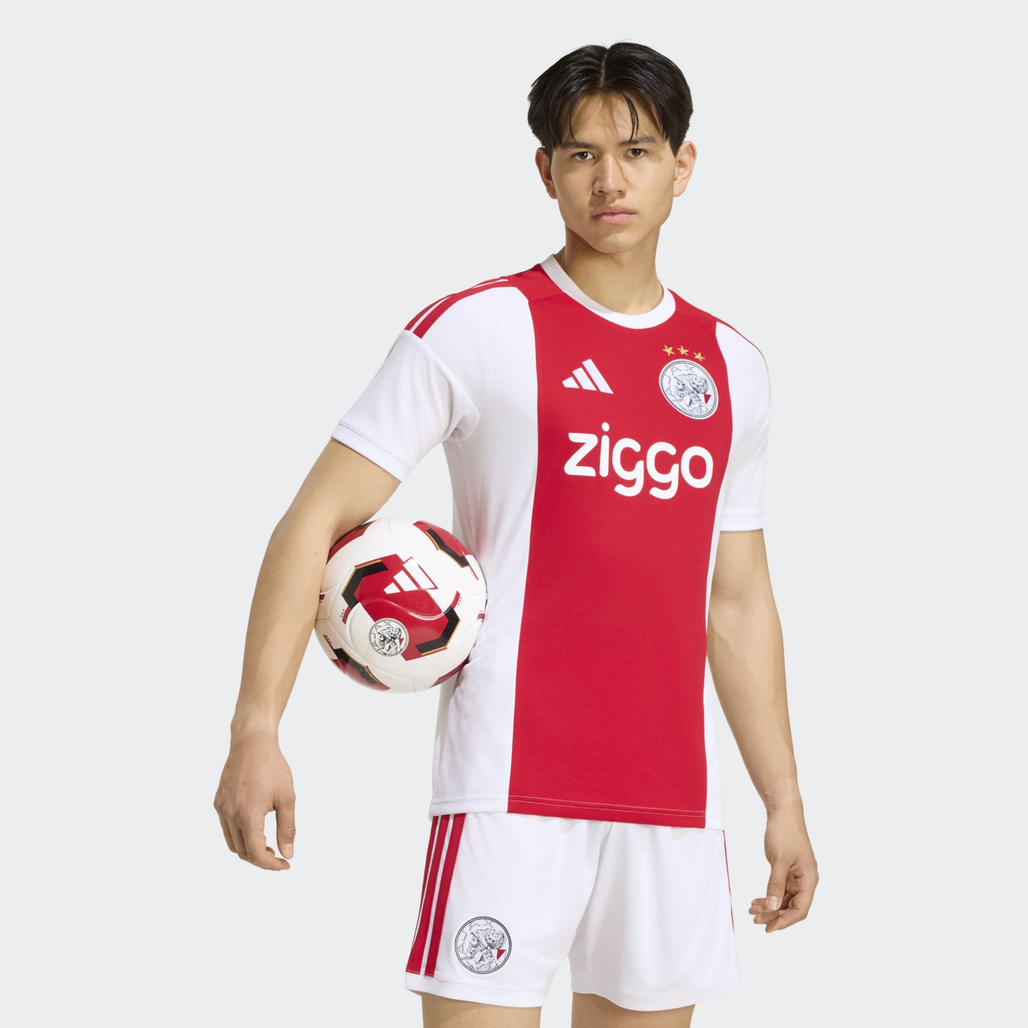 adidas Adult Ajax Amsterdam White 2026 Home Replica Jersey