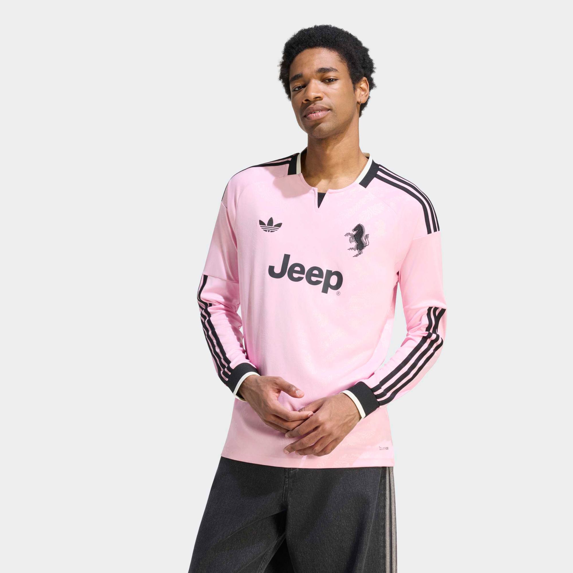 adidas Adult Juventus Pink 2026 Away Replica Jersey