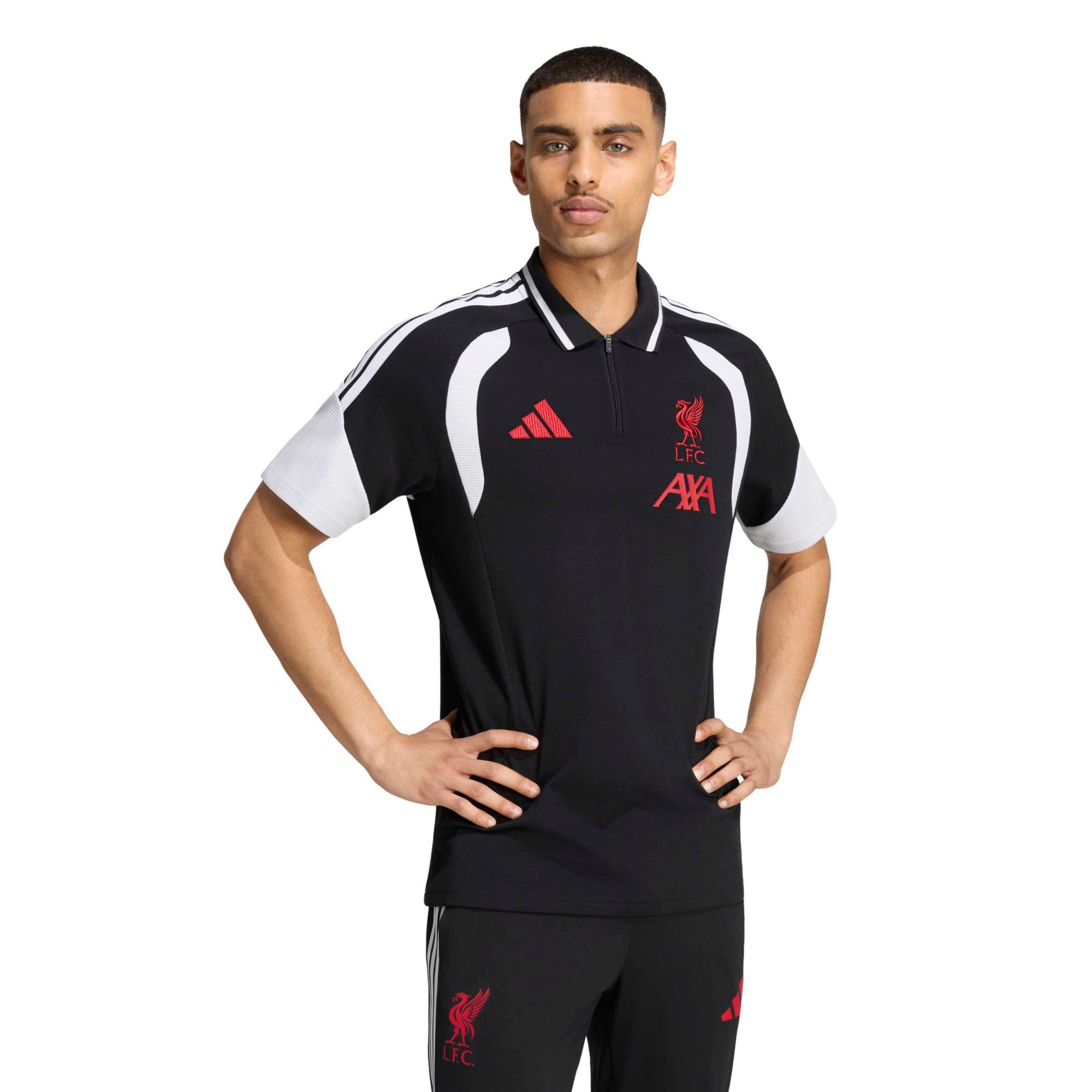 adidas Adult Liverpool Black 2026 Polo