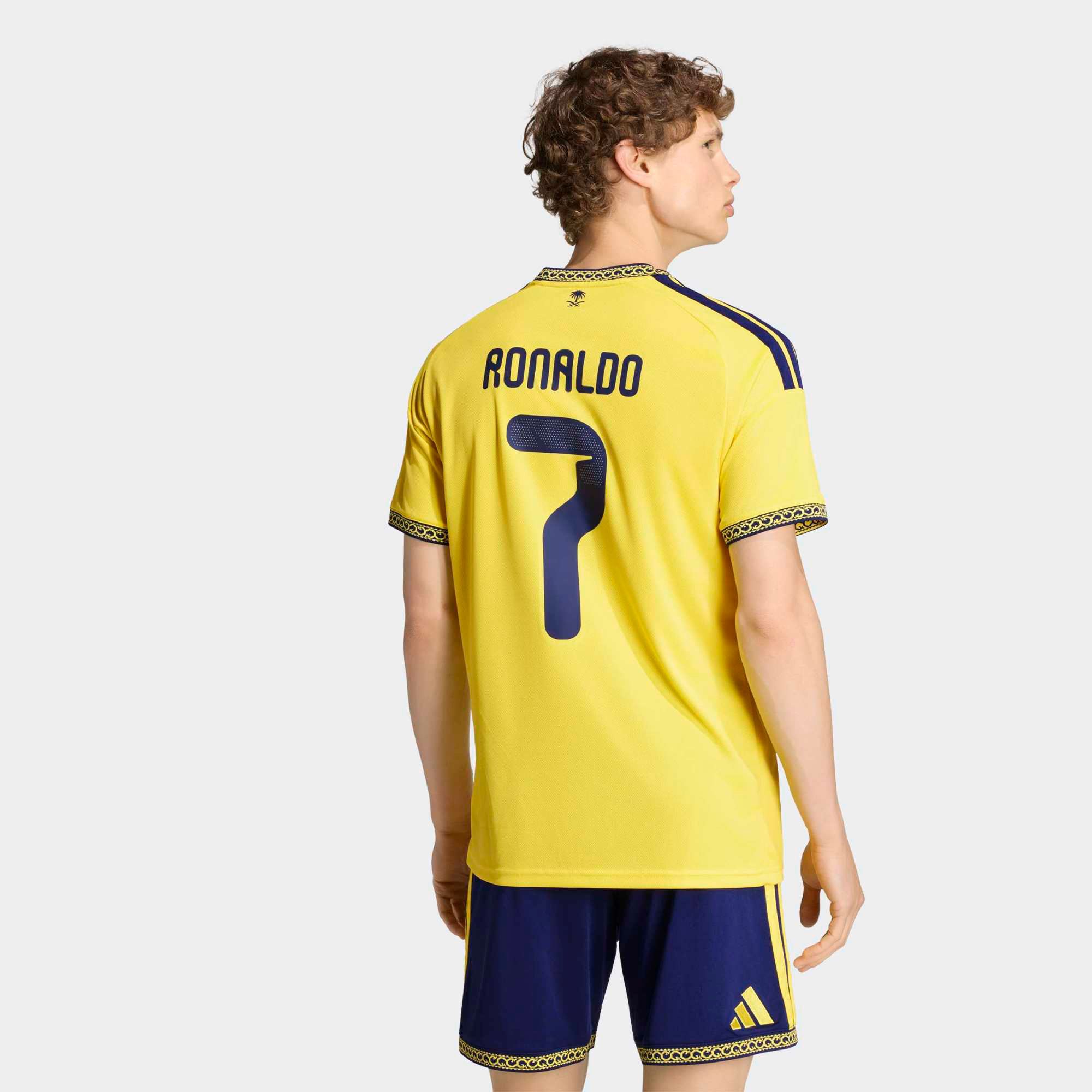 adidas Adult Al-Nassr FC Cristiano Ronaldo #7 2026 Yellow Home Replica Jersey