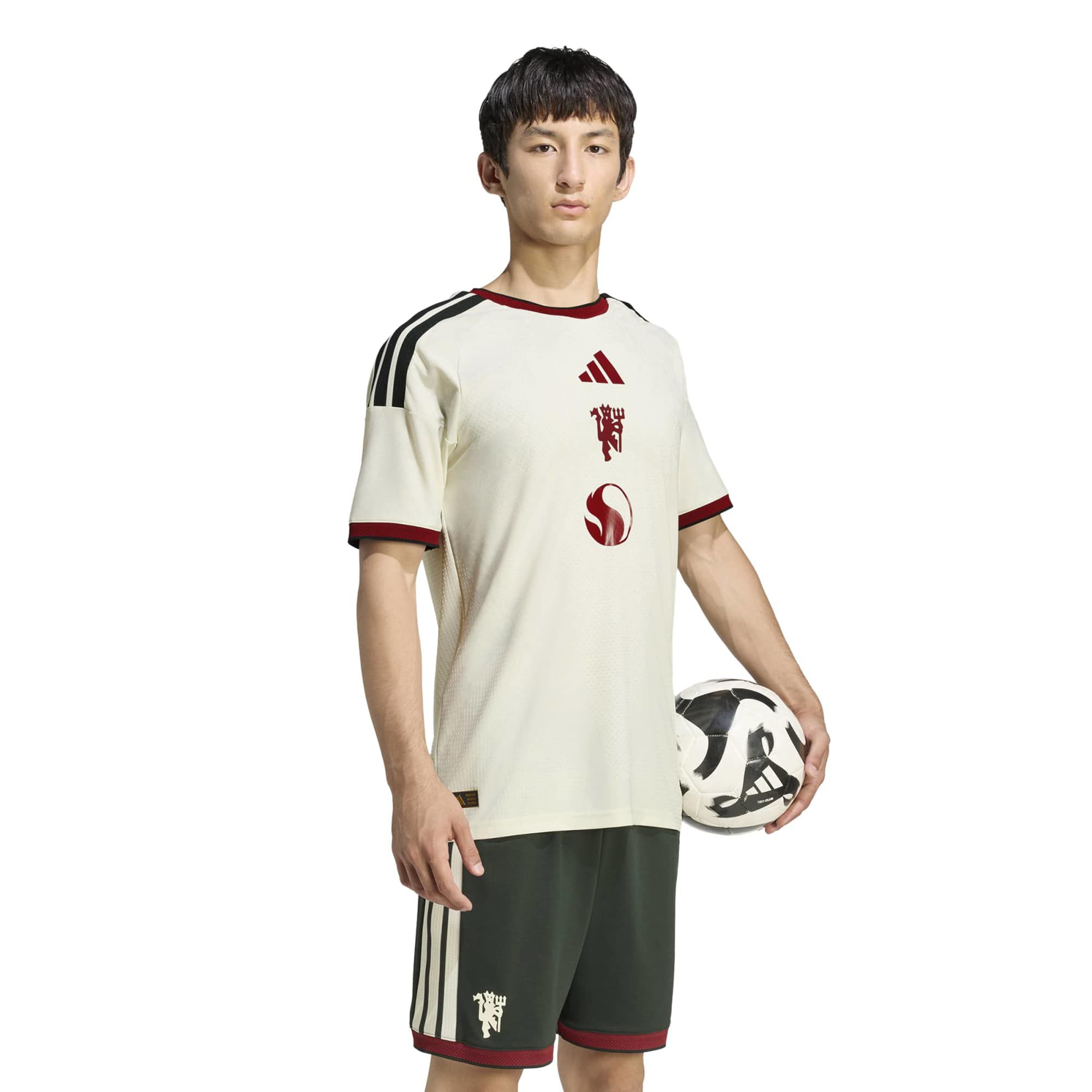 adidas Adult Manchester United White 2026 Third Authentic Jersey