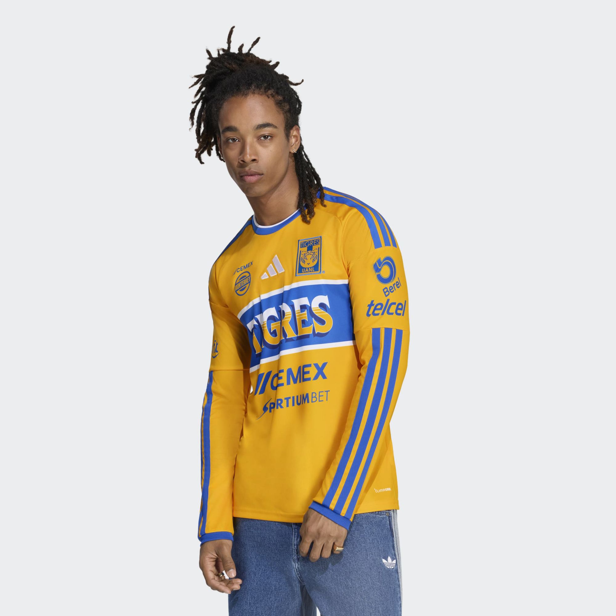 adidas Adult Tigres UANL Gold 2026 Home Replica Jersey